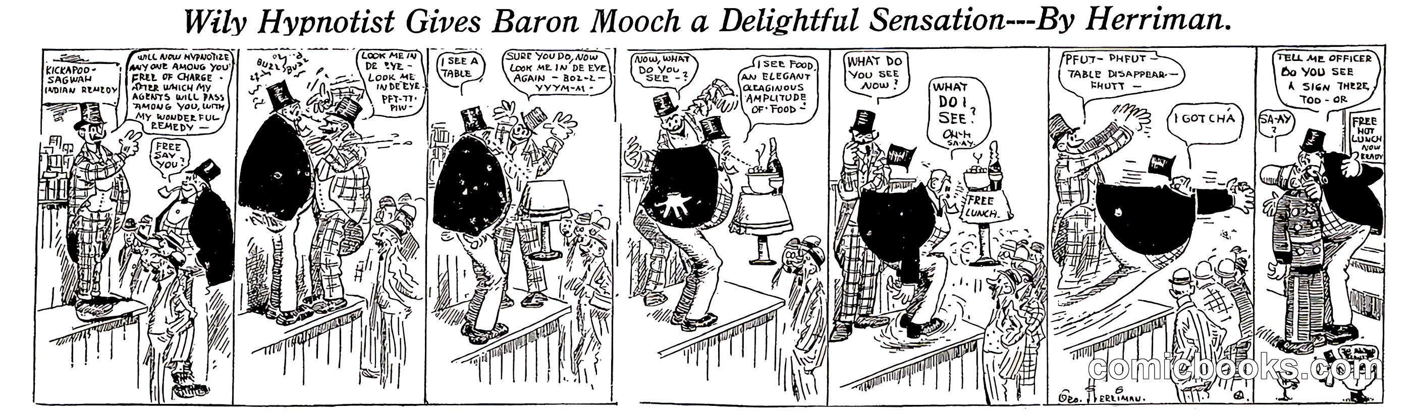 Wily Hypnotist Gives Baron Mooch a Delightful Sensation