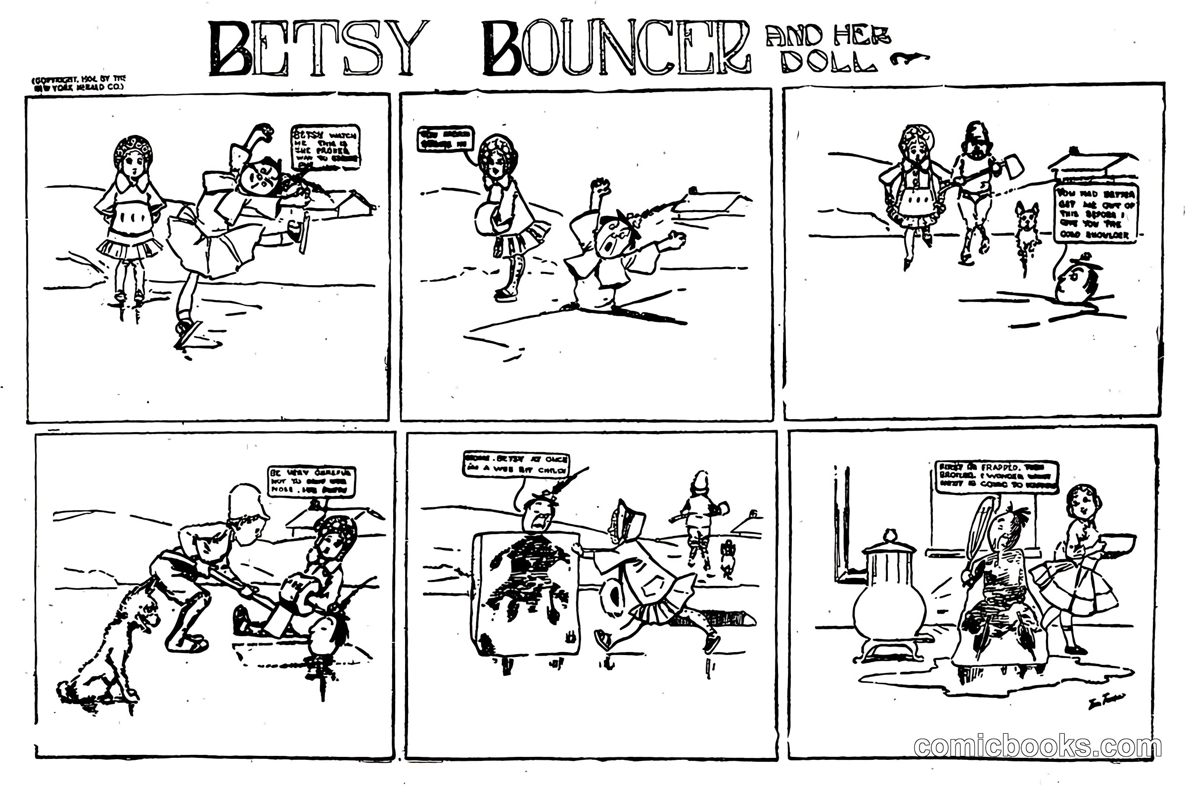 Betsy Bouncer and Her Doll