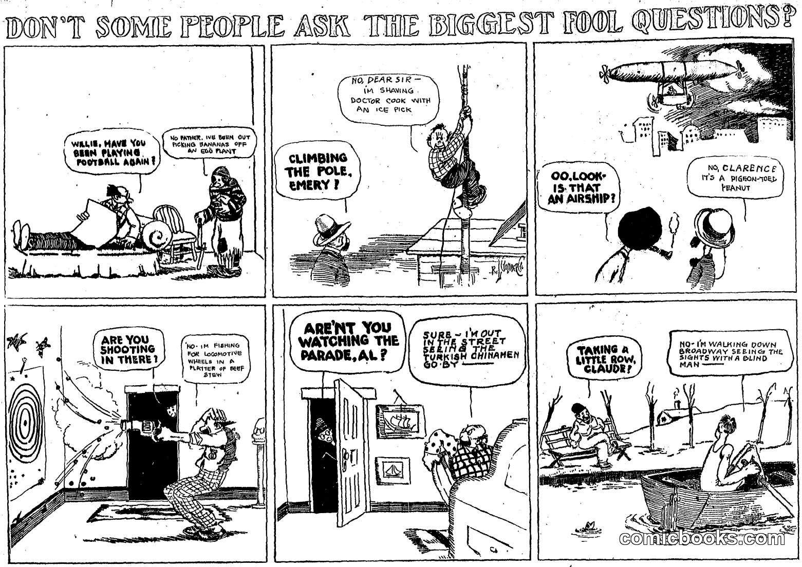 Don't Some People Ask the Biggest Fool Questions?