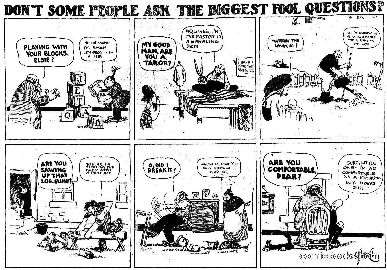 Don't Some People Ask the Biggest Fool Questions?