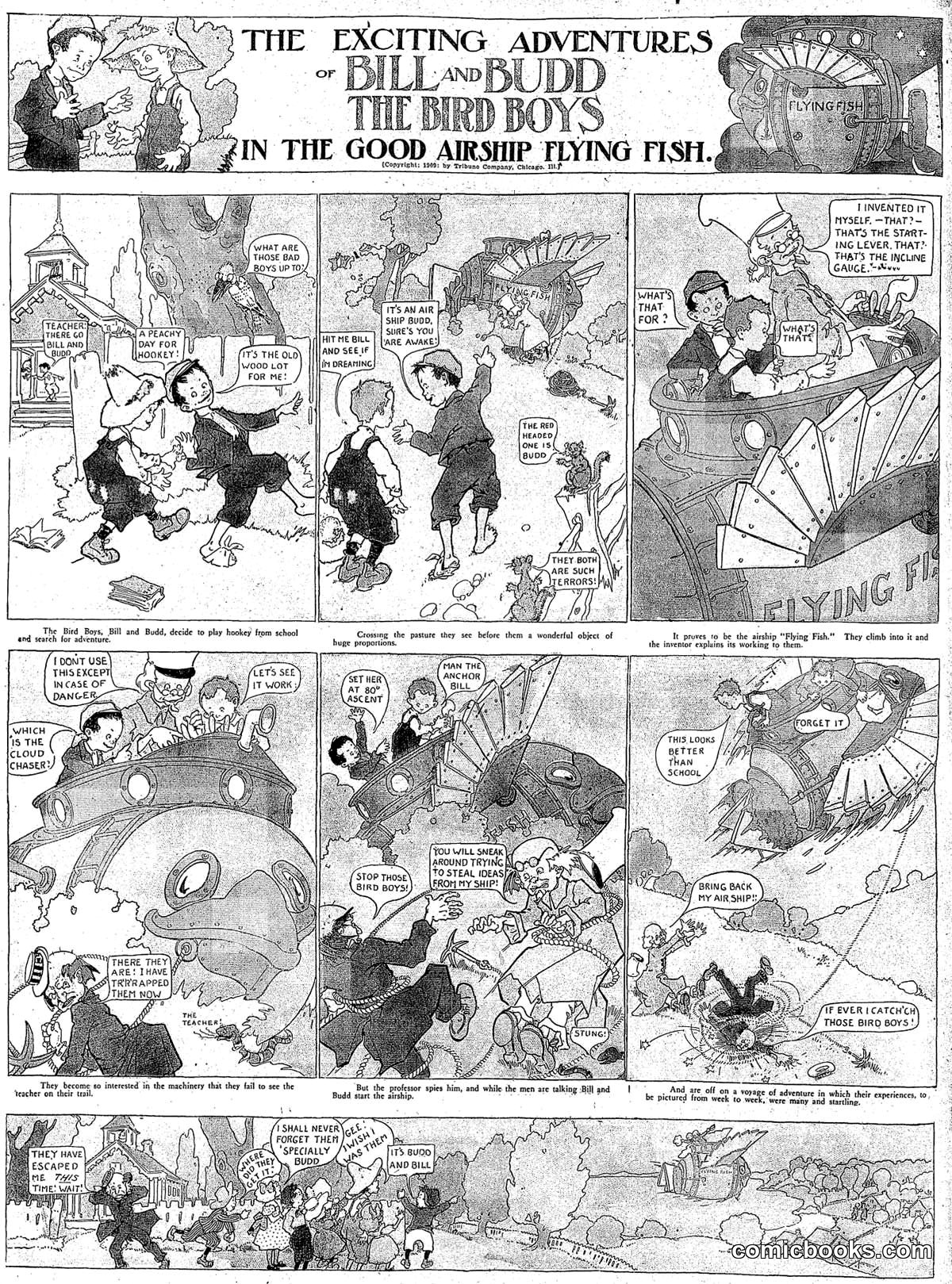 The Exciting Adventures of Bill and Budd, the Bird Boys in the Good Airship Flying Fish