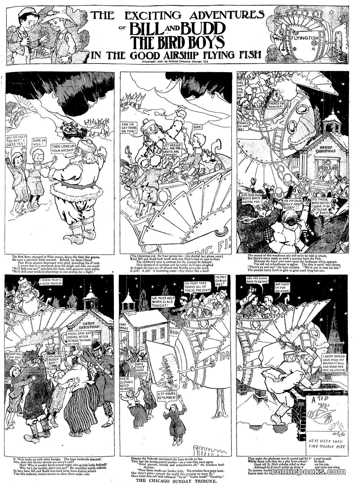 Bill and Budd, the Bird Boys in the Good Airship Flying Fish