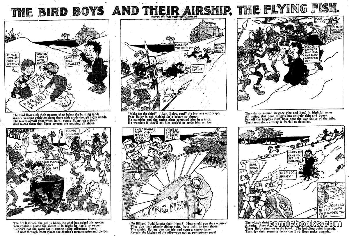 The Bird Boys and Their Airship, The Flying Fish
