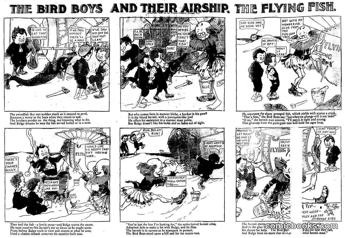 The Bird Boys and Their Airship, The Flying Fish