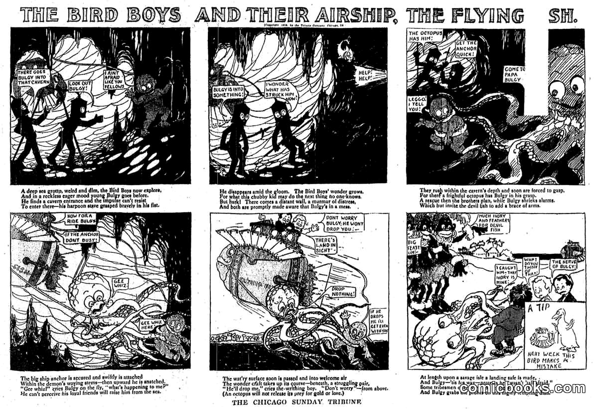 The Bird Boys and Their Airship, The Flying Ship