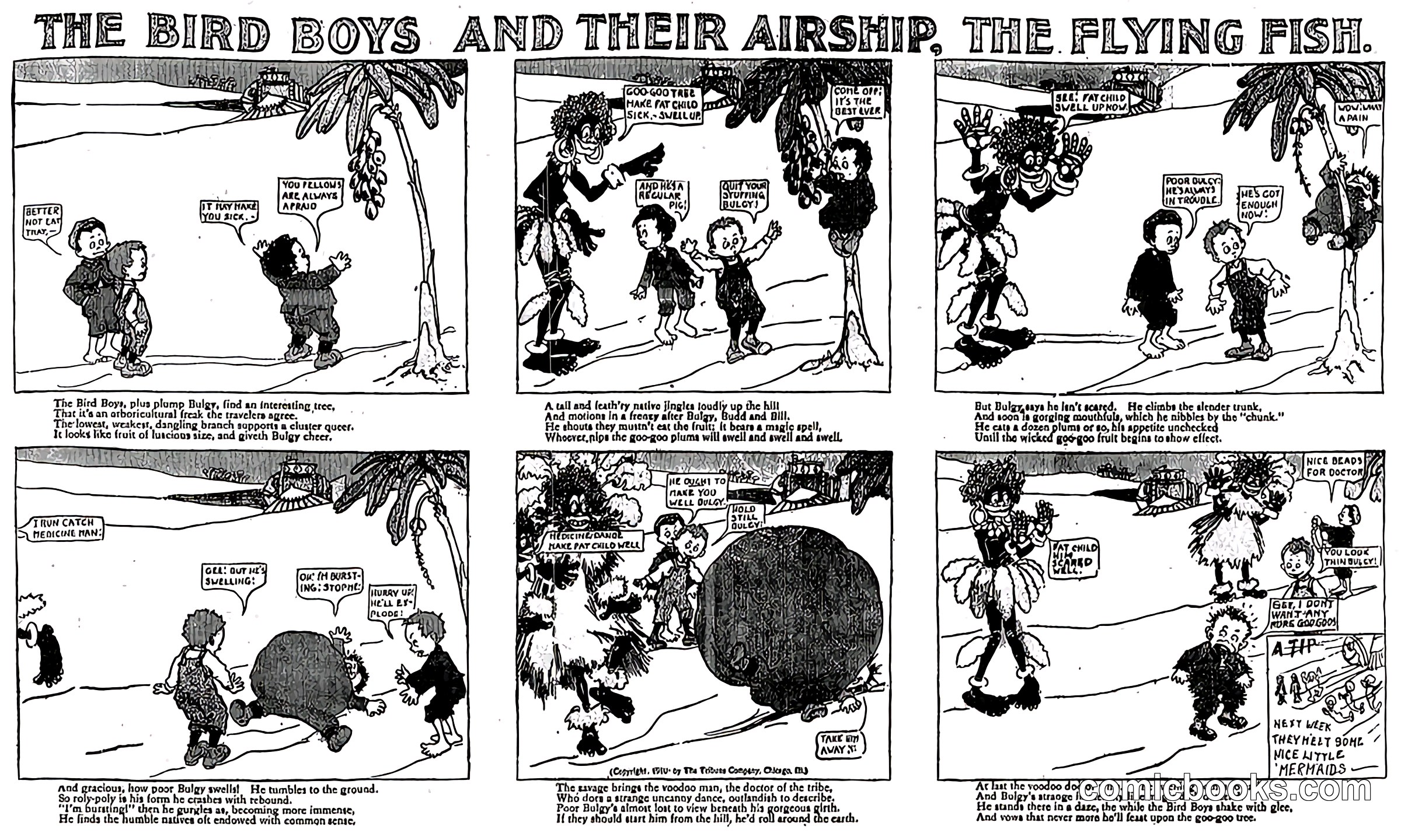 The Bird Boys and Their Airship, The Flying Fish