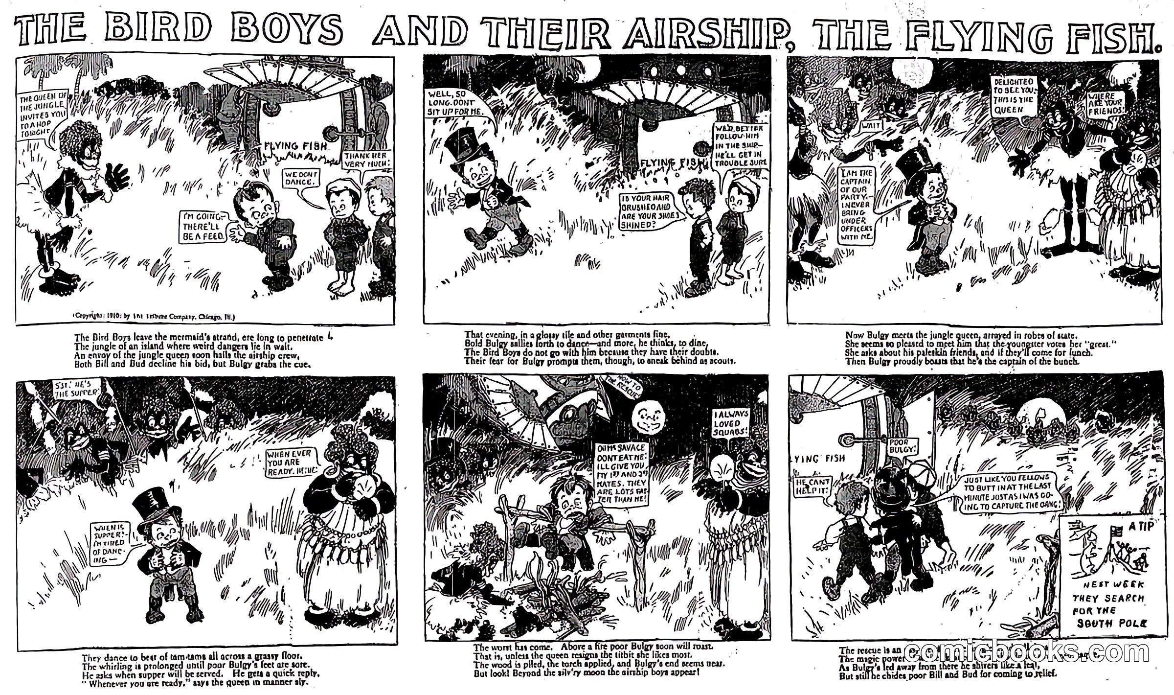 The Bird Boys and Their Airship, The Flying Fish