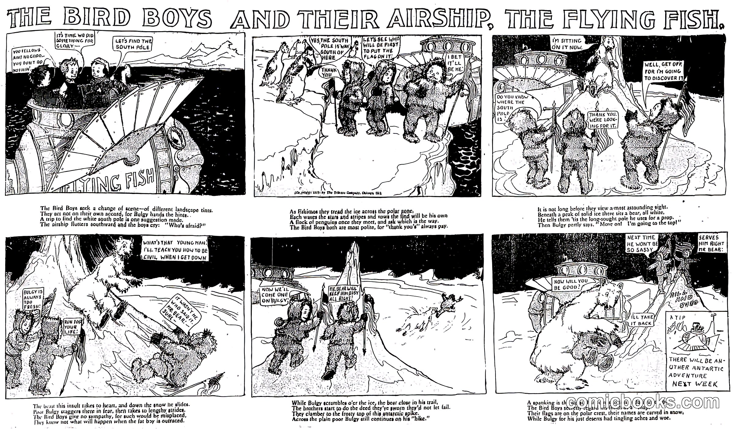 The Bird Boys and Their Airship, The Flying Fish