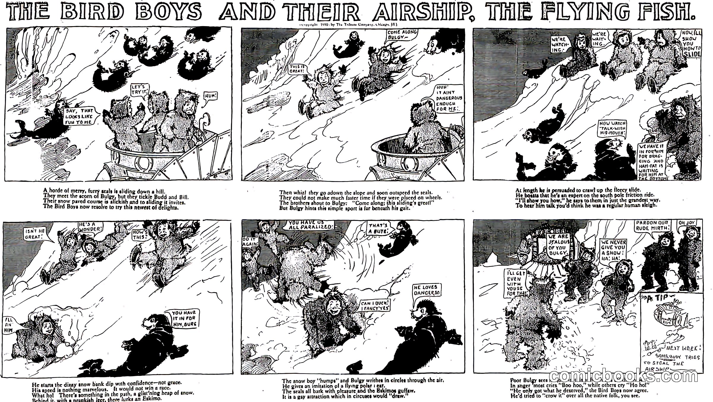 The Bird Boys and Their Airship, The Flying Fish