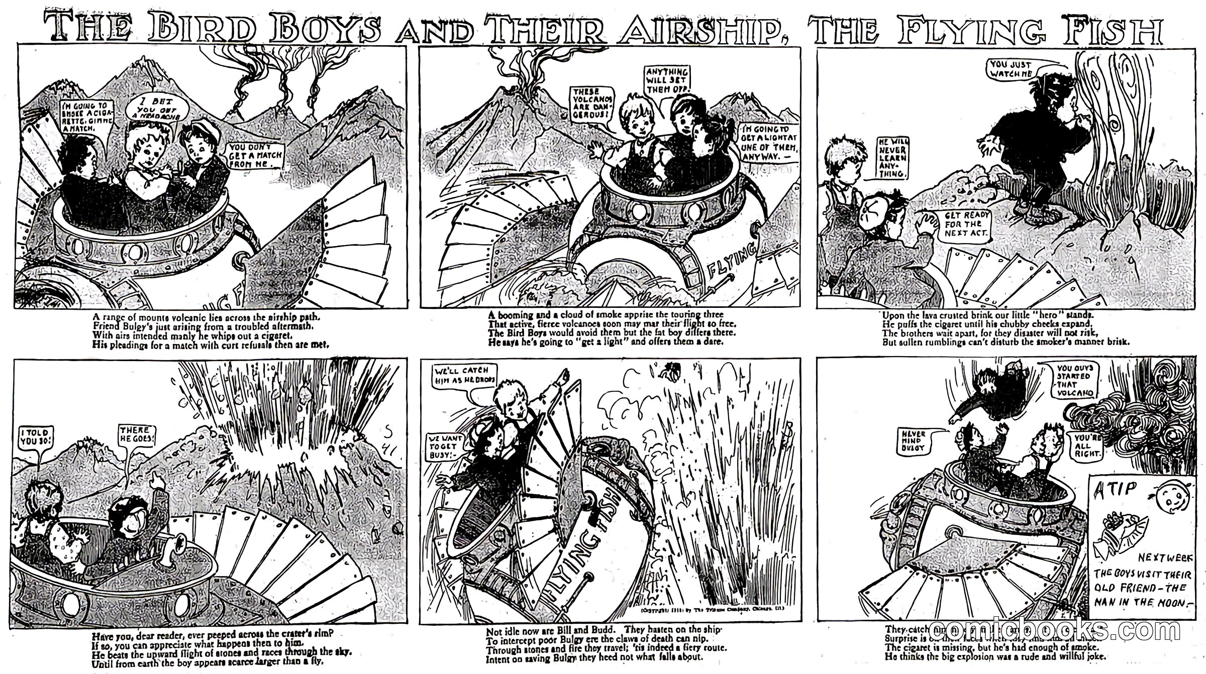 The Bird Boys and Their Airship, The Flying Fish