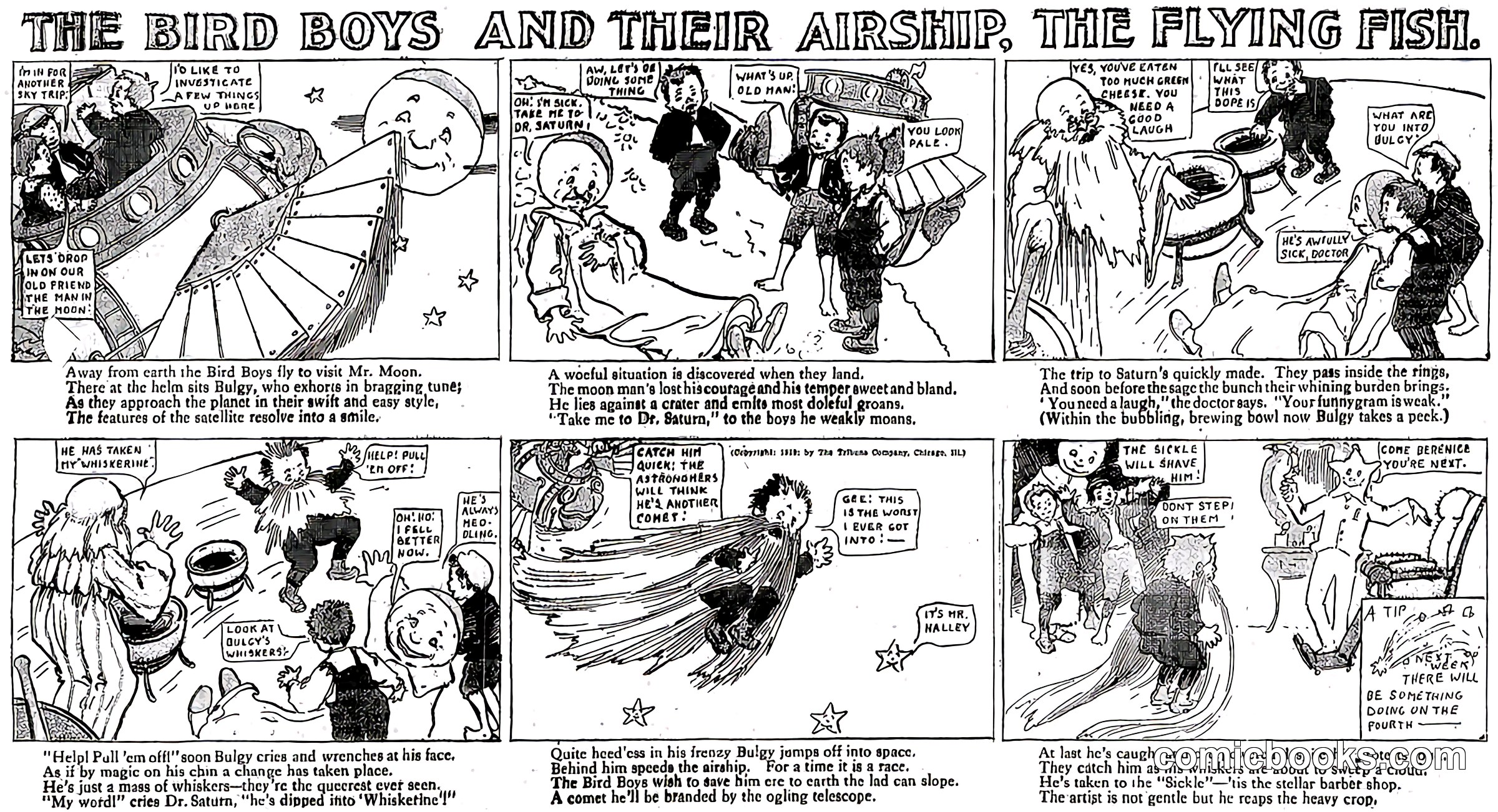 The Bird Boys and Their Airship, The Flying Fish