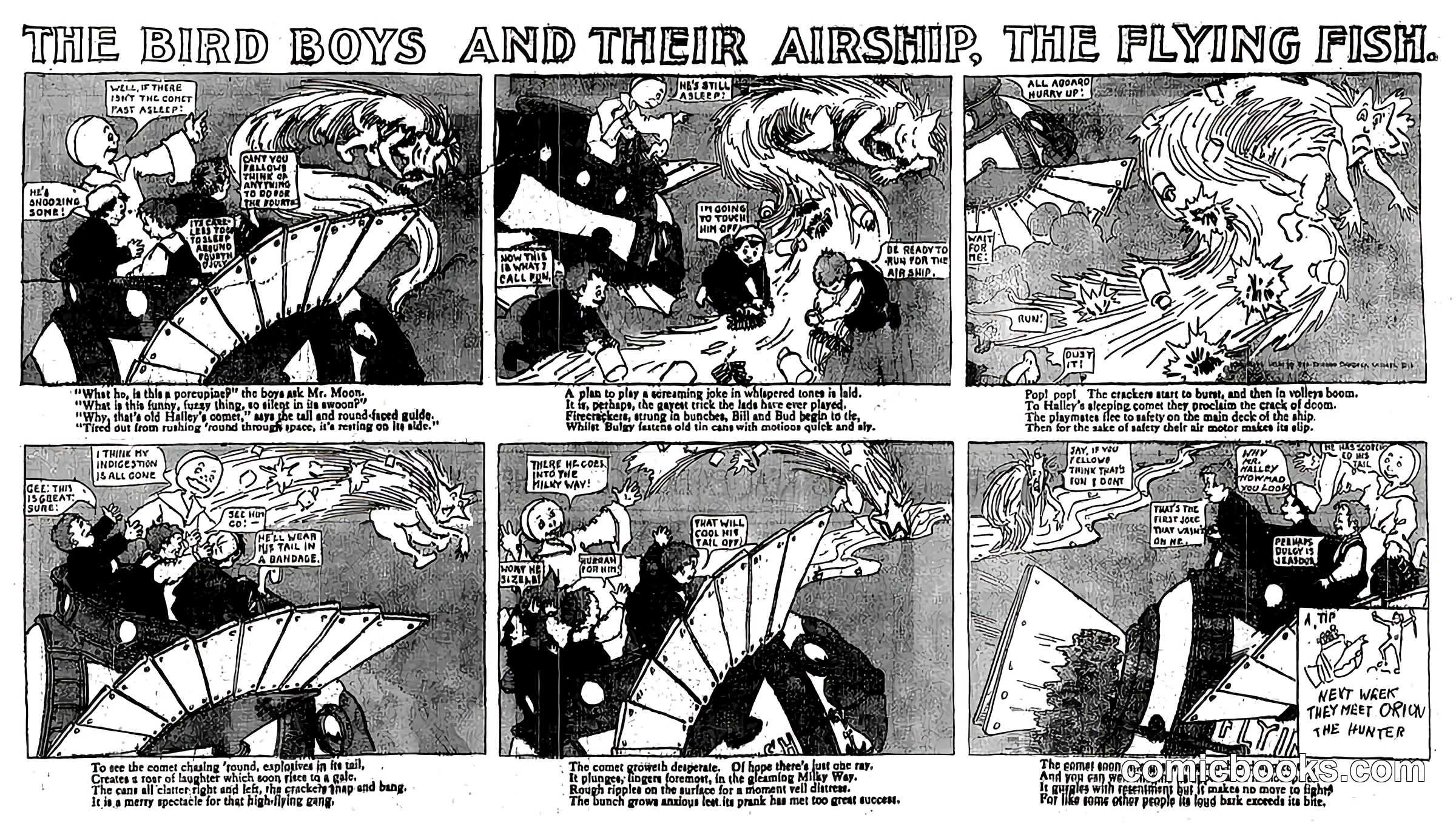 The Bird Boys and Their Airship, The Flying Fish