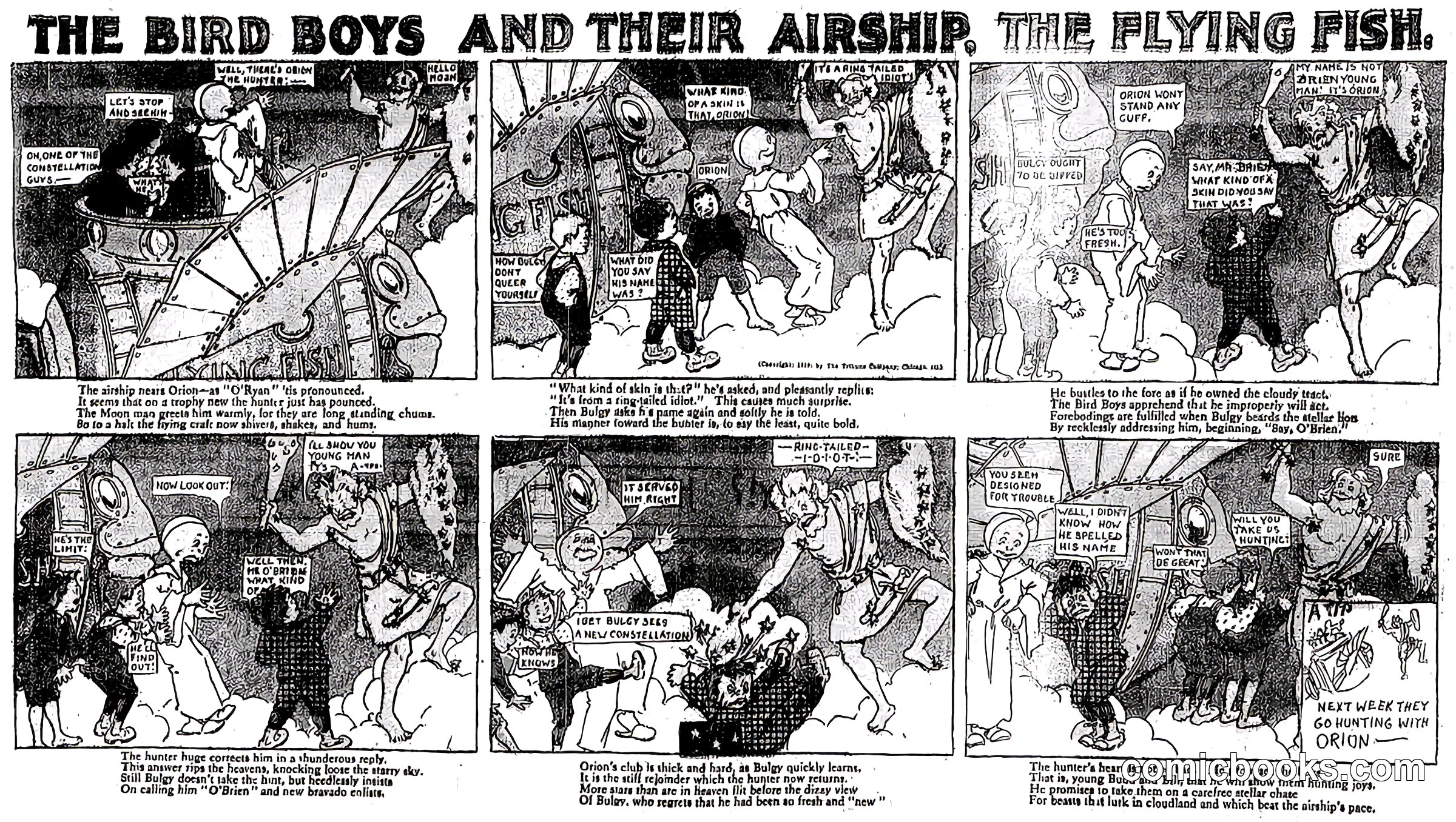The Bird Boys and Their Airship, The Flying Fish