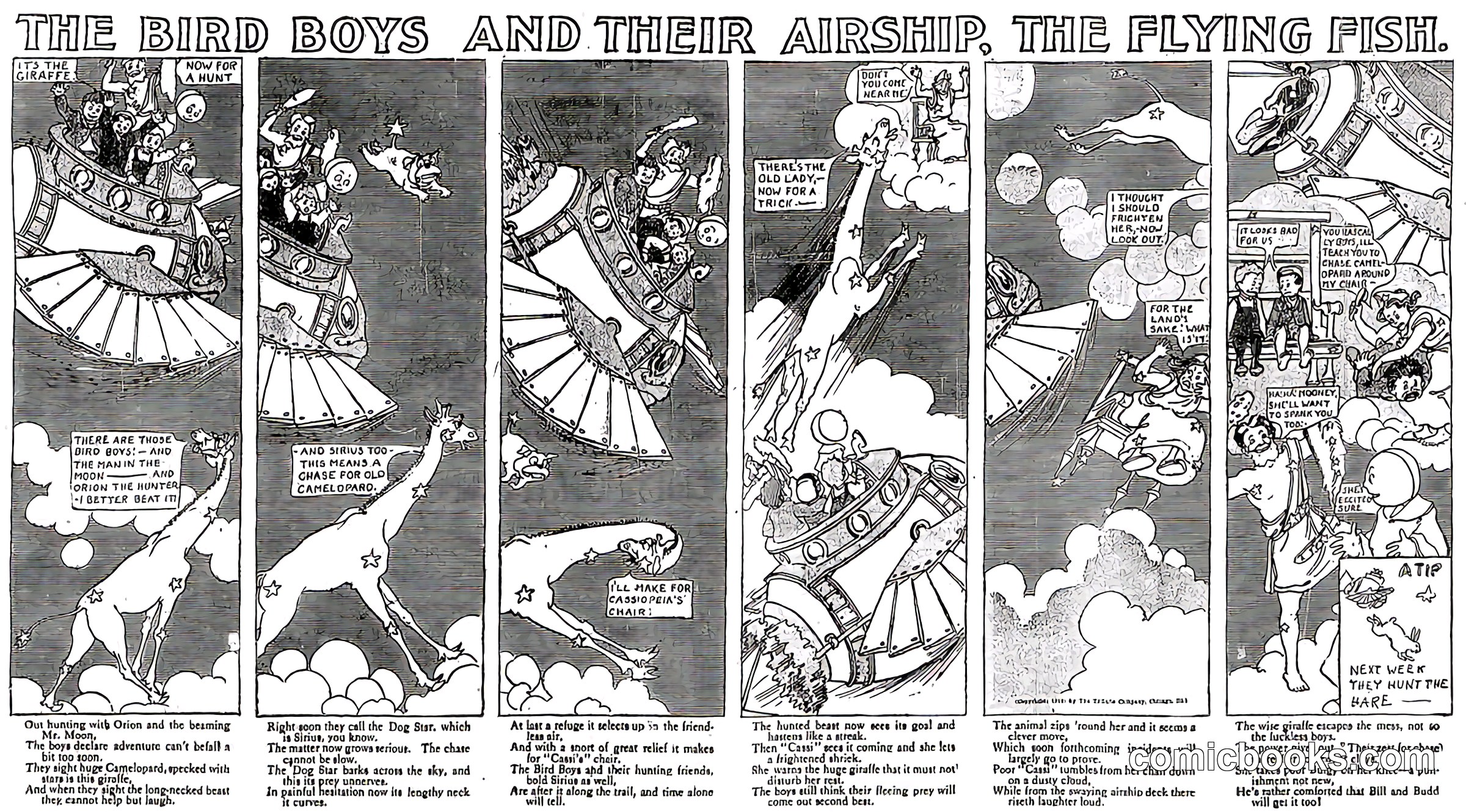 The Bird Boys and Their Airship, The Flying Fish