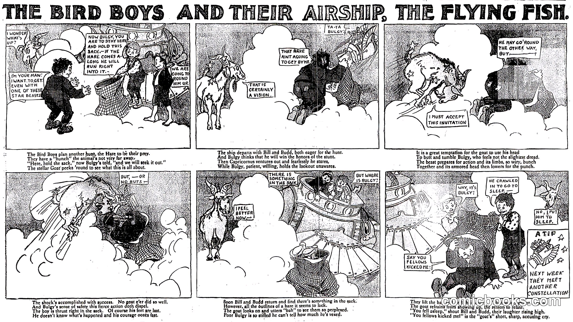The Bird Boys and Their Airship, The Flying Fish