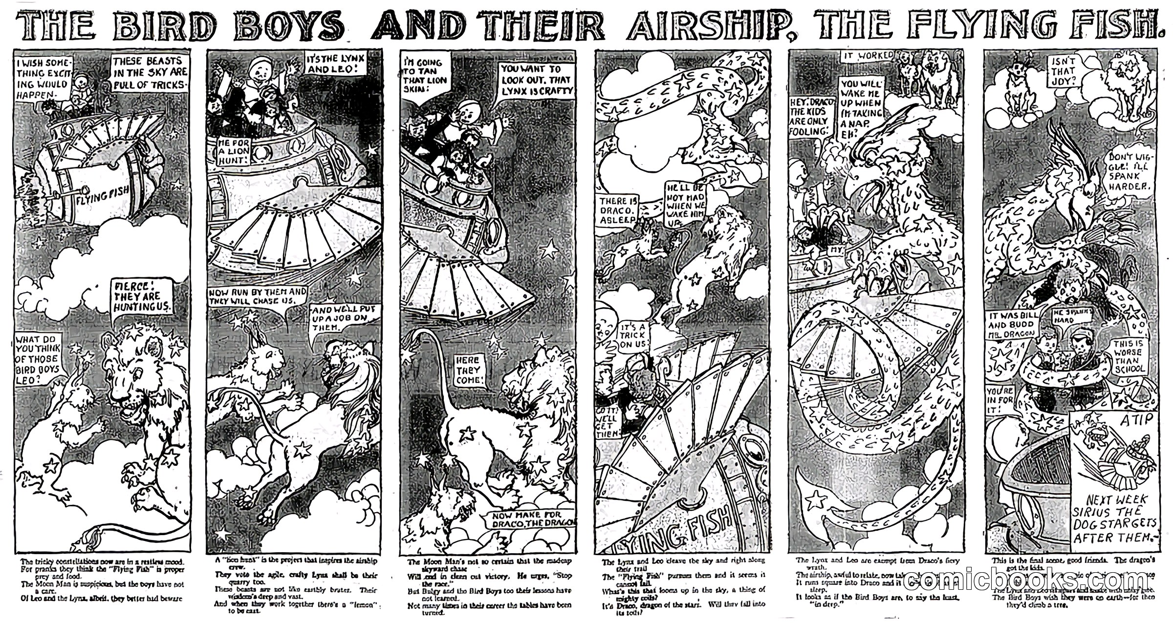 The Bird Boys and Their Airship, The Flying Fish