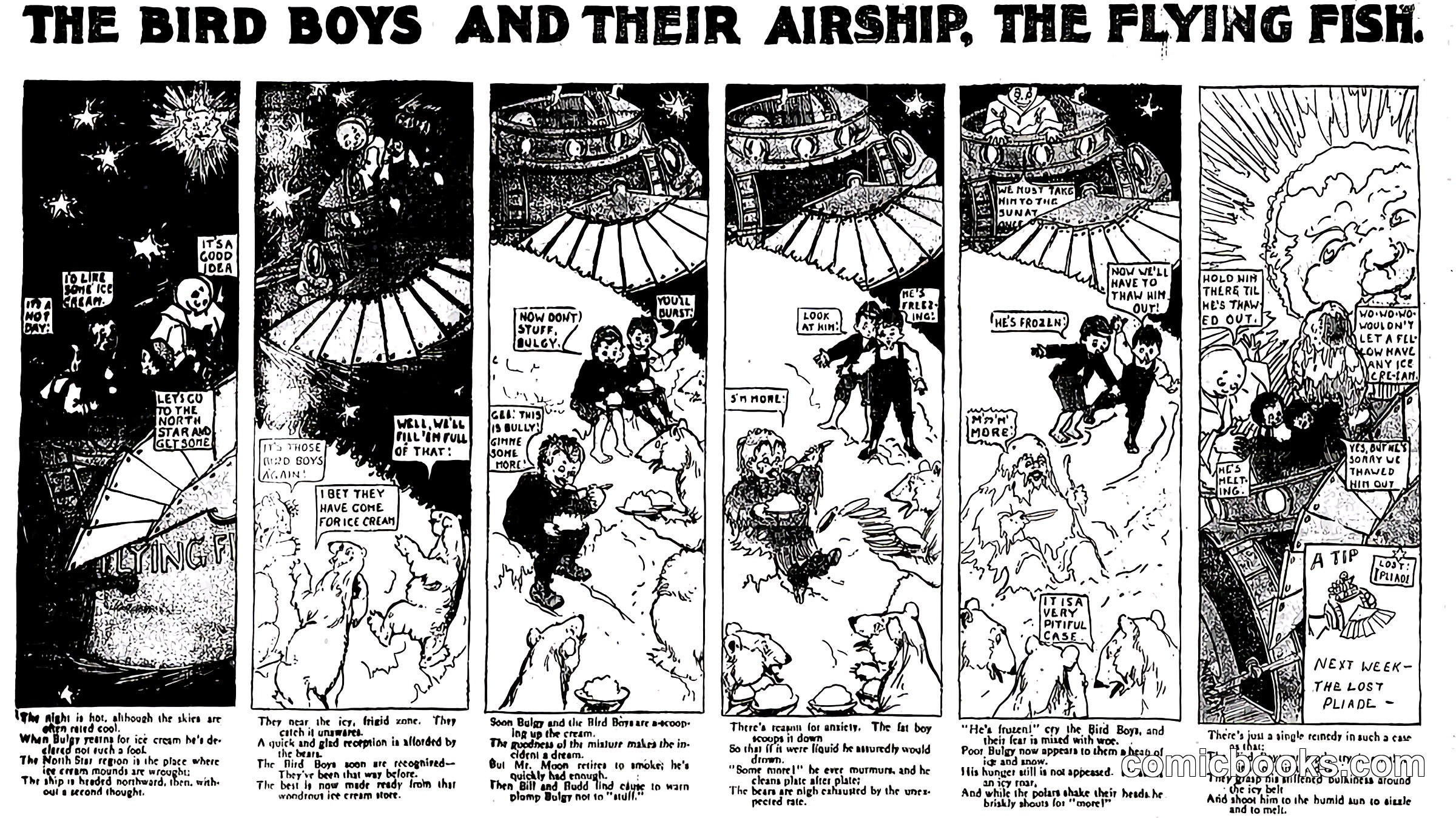 The Bird Boys and Their Airship, The Flying Fish