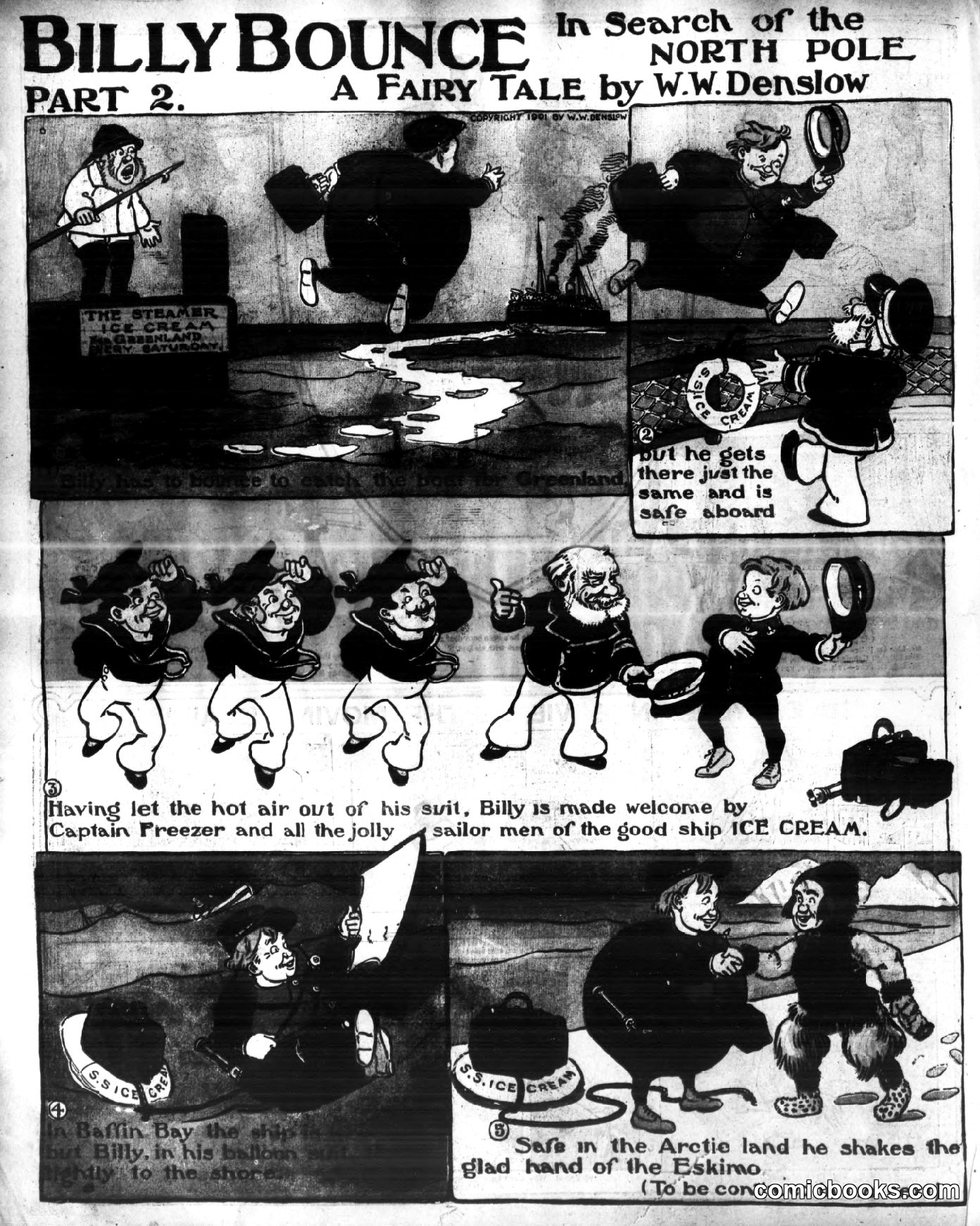 Billy Bounce in Search of the North Pole, Part 2