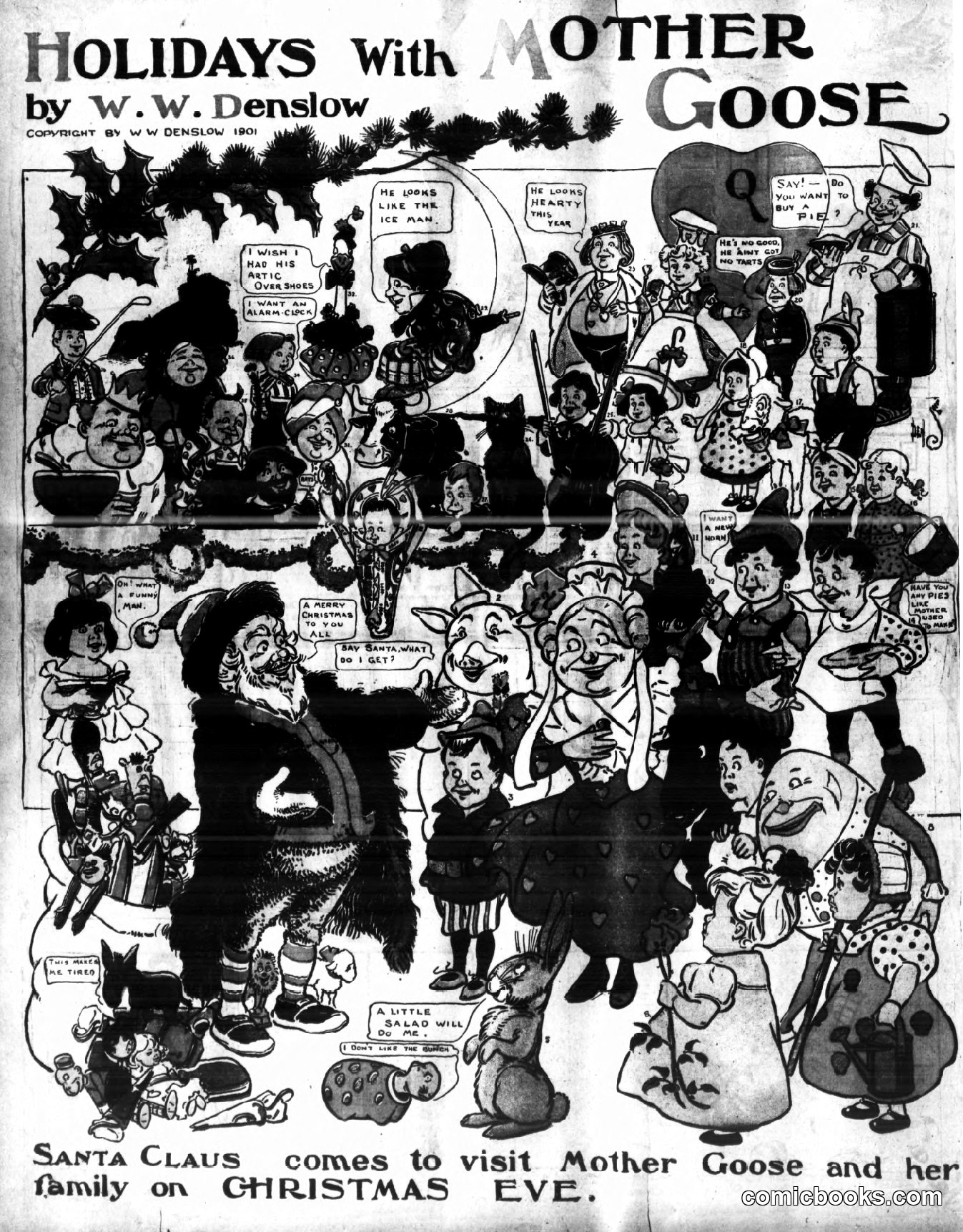 Holidays with Mother Goose by W.W. Denslow