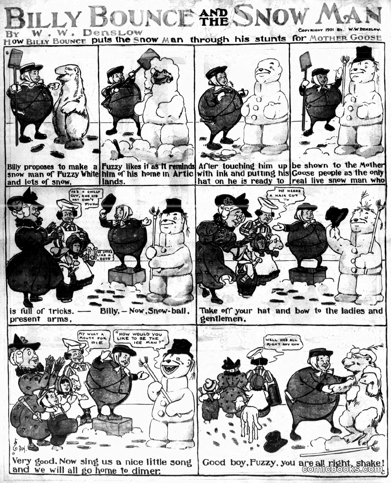 Billy Bounce and the Snow Man