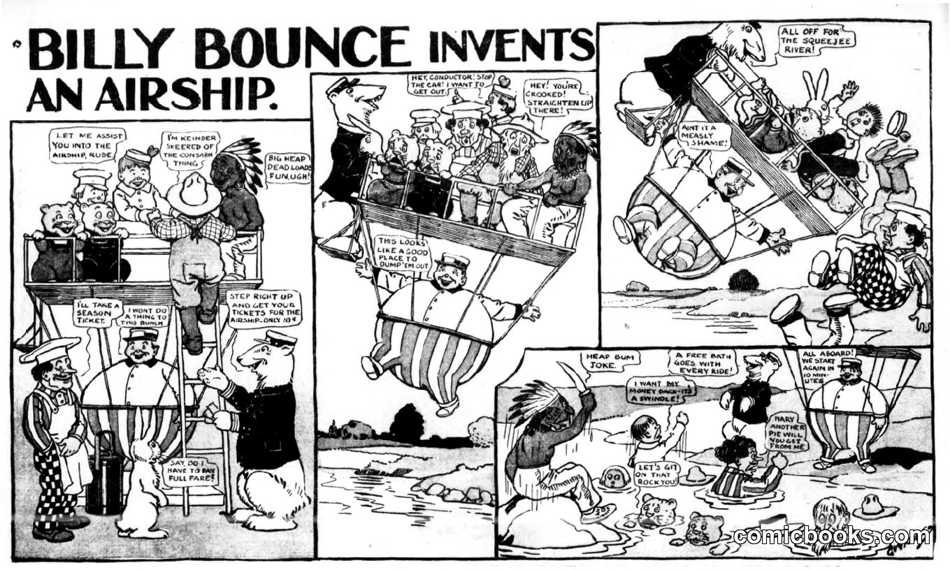Billy Bounce Invents an Airship