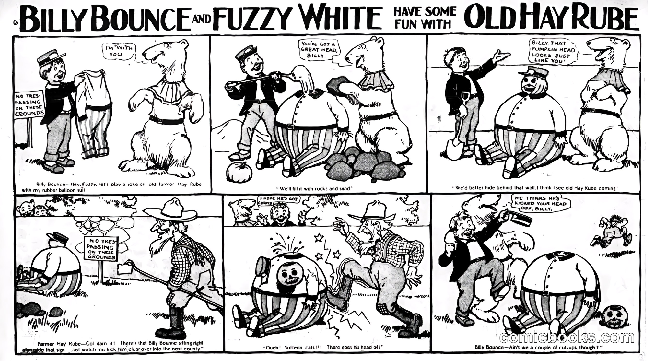 Billy Bounce and Fuzzy White