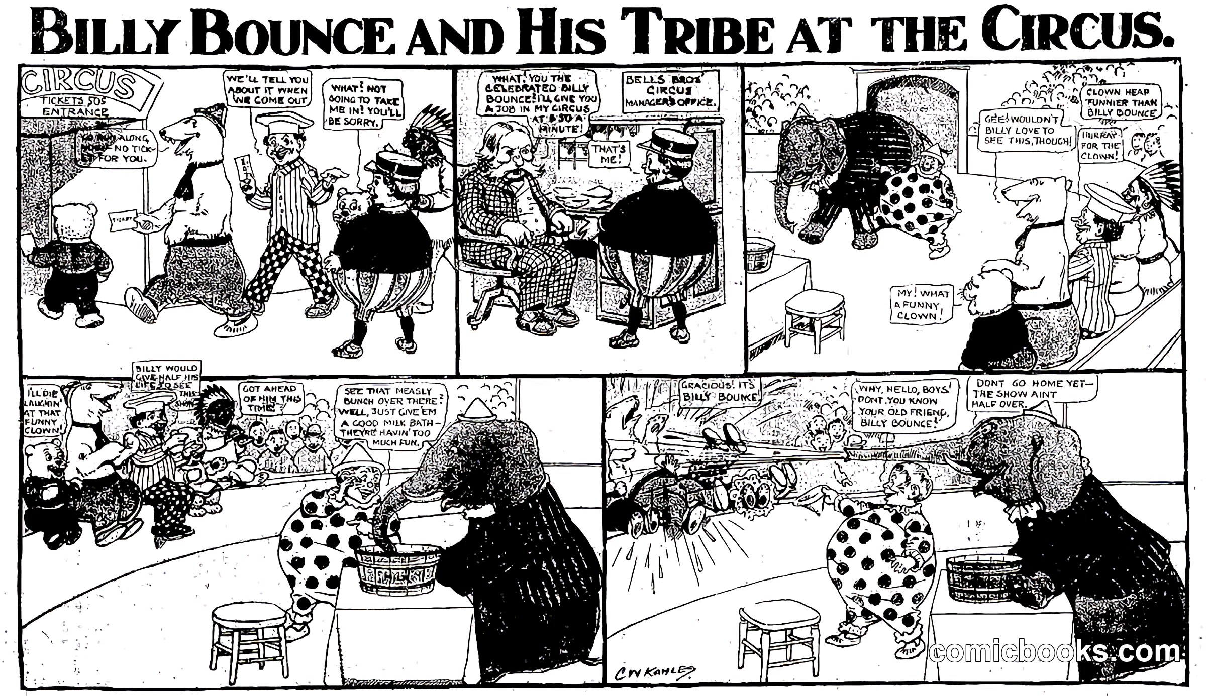Billy Bounce and His Tribe at the Circus