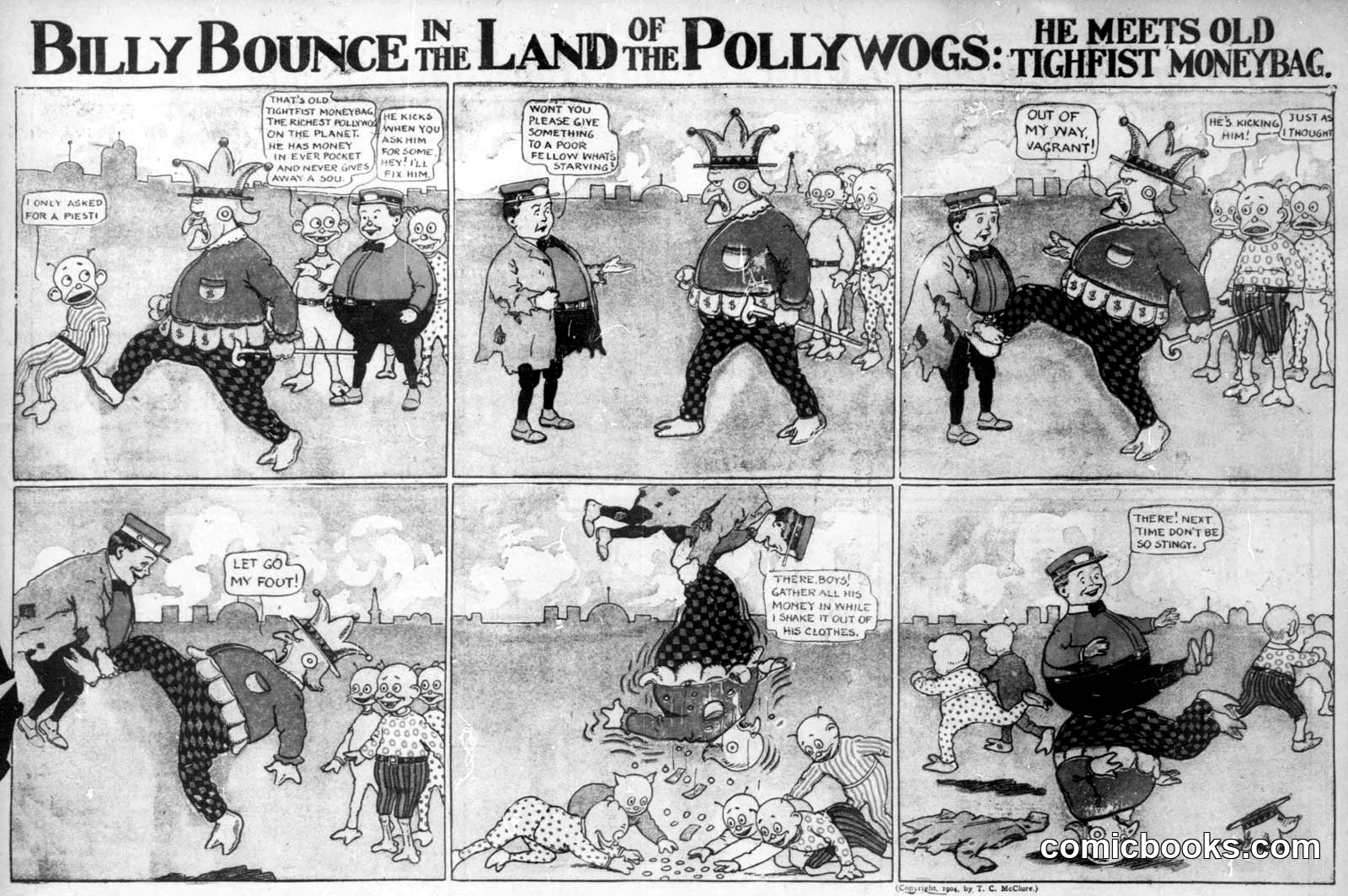 Billy Bounce in the Land of the Pollywogs: He Meets Old Tightfist Moneybag