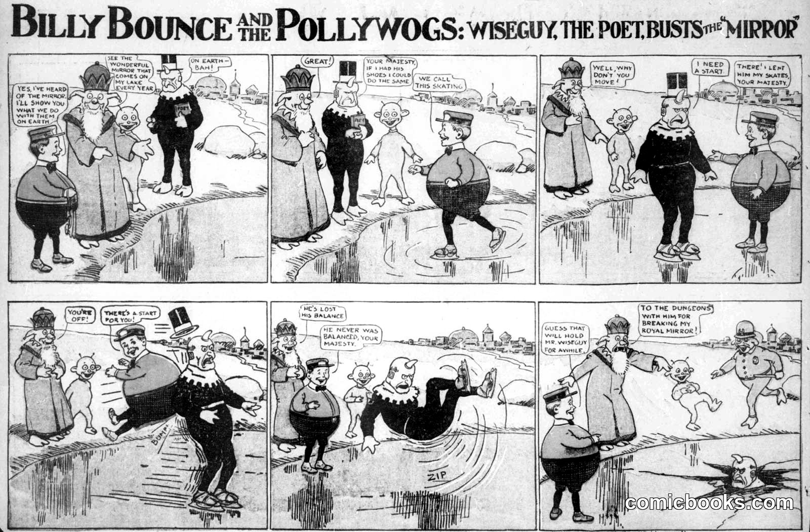 Billy Bounce and the Pollywogs: Wiseguy, the Poet Busts the Mirror
