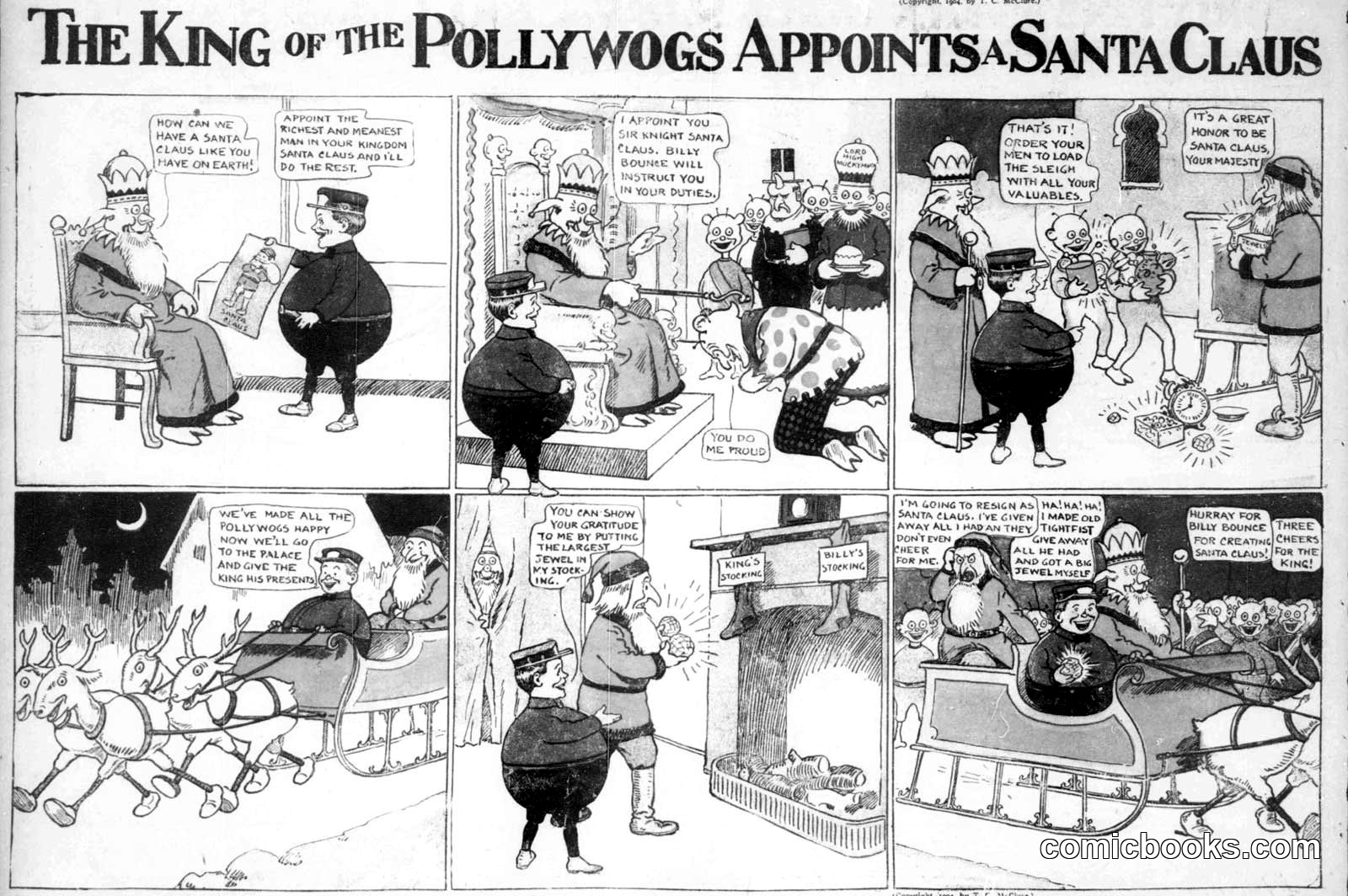 The King of the Pollywogs Appoints a Santa Claus