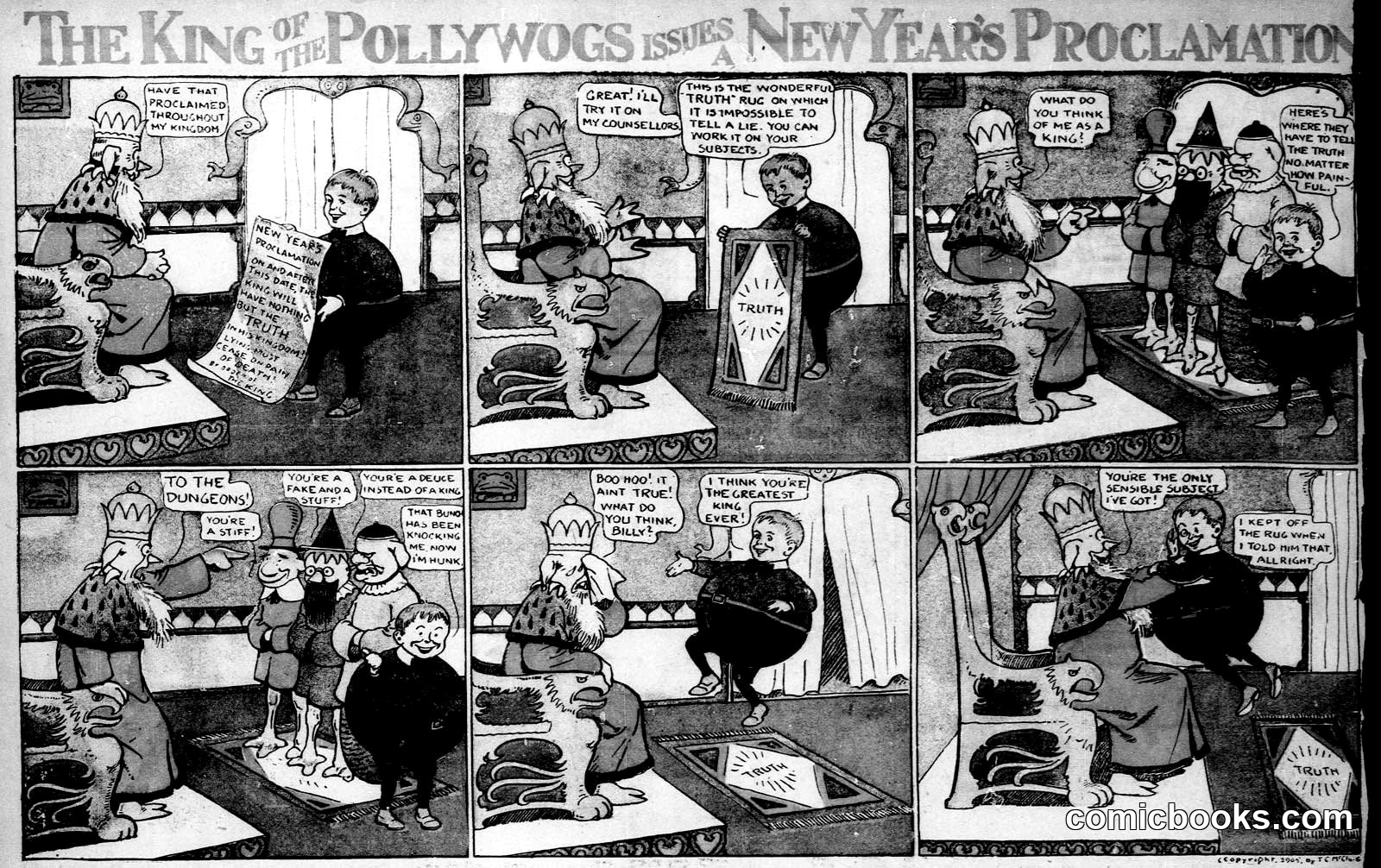 The King of the Pollywogs Issues New Year's Proclamation