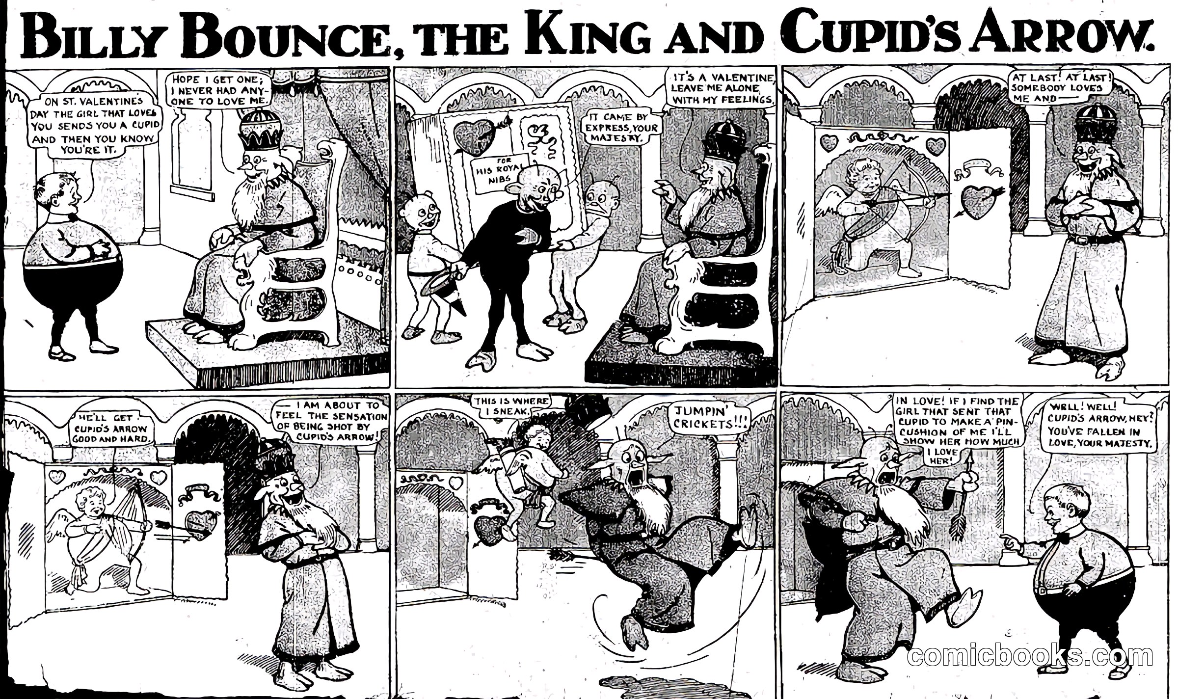 Billy Bounce, the King and Cupid's Arrow