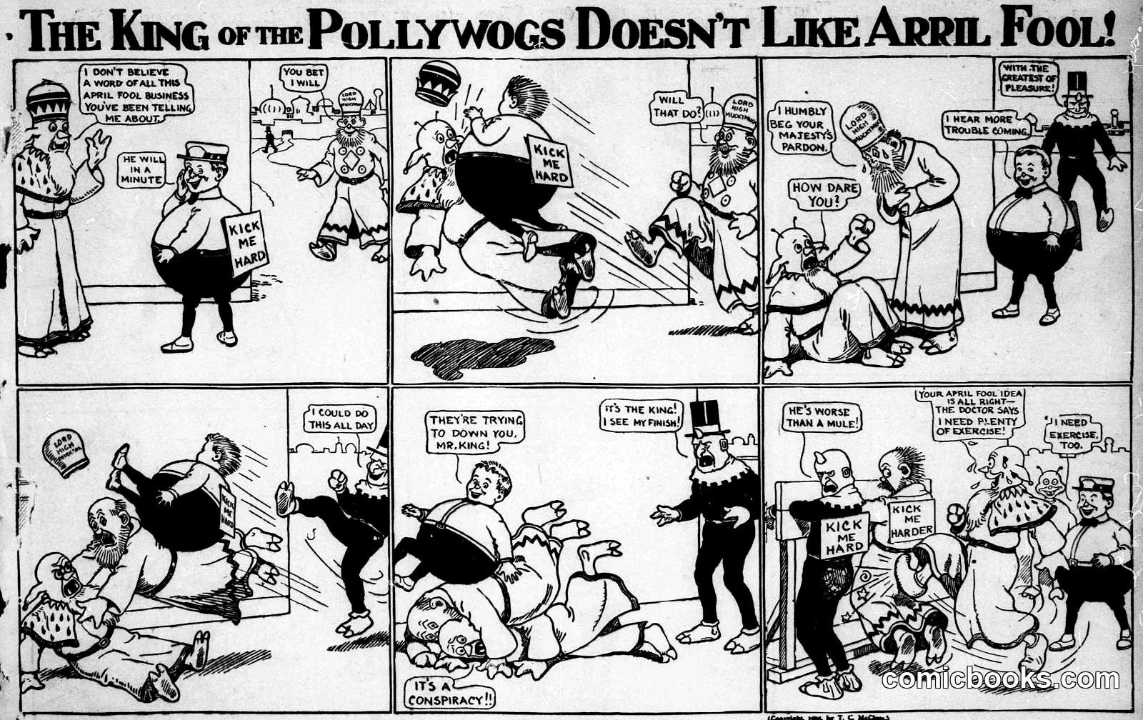 The King of the Pollywogs Doesn't Like April Fool!