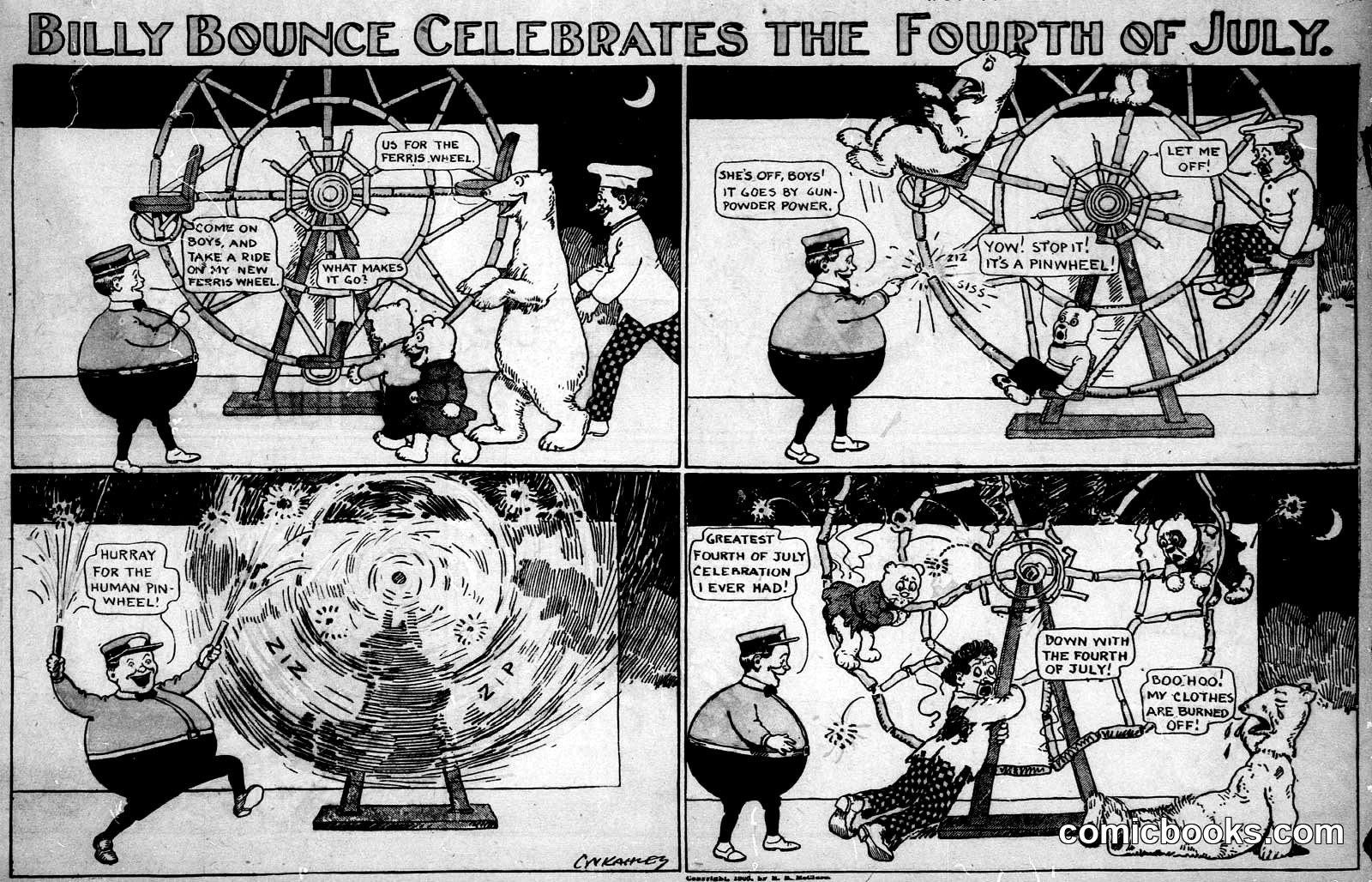 Billy Bounce Celebrates the Fourth of July