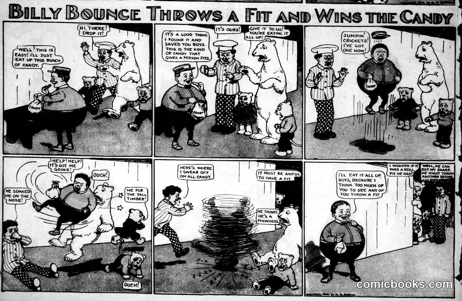 Billy Bounce Throws a Fit and Wins the Candy