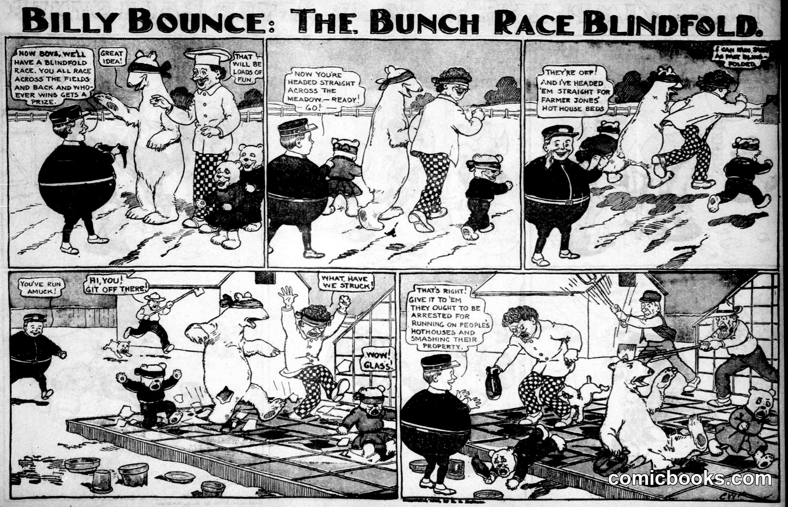 Billy Bounce: The Bunch Race Blindfold