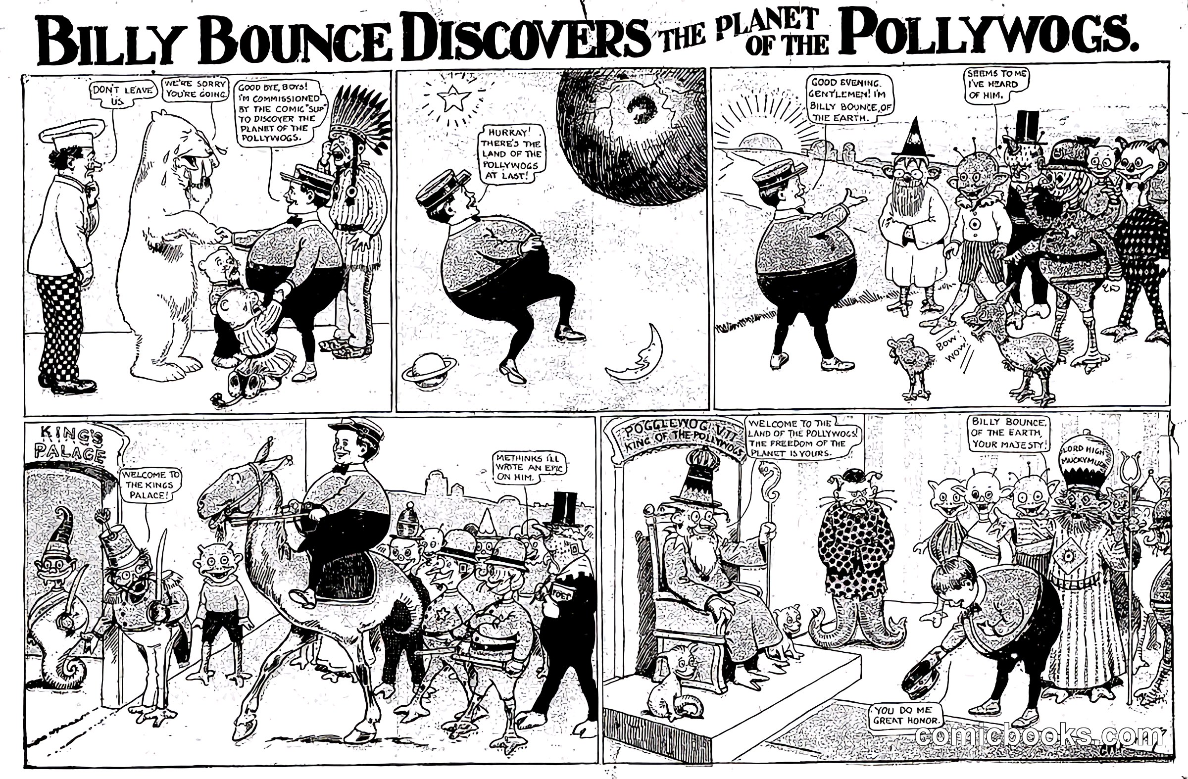 Billy Bounce Discovers the Planet of the Pollywogs