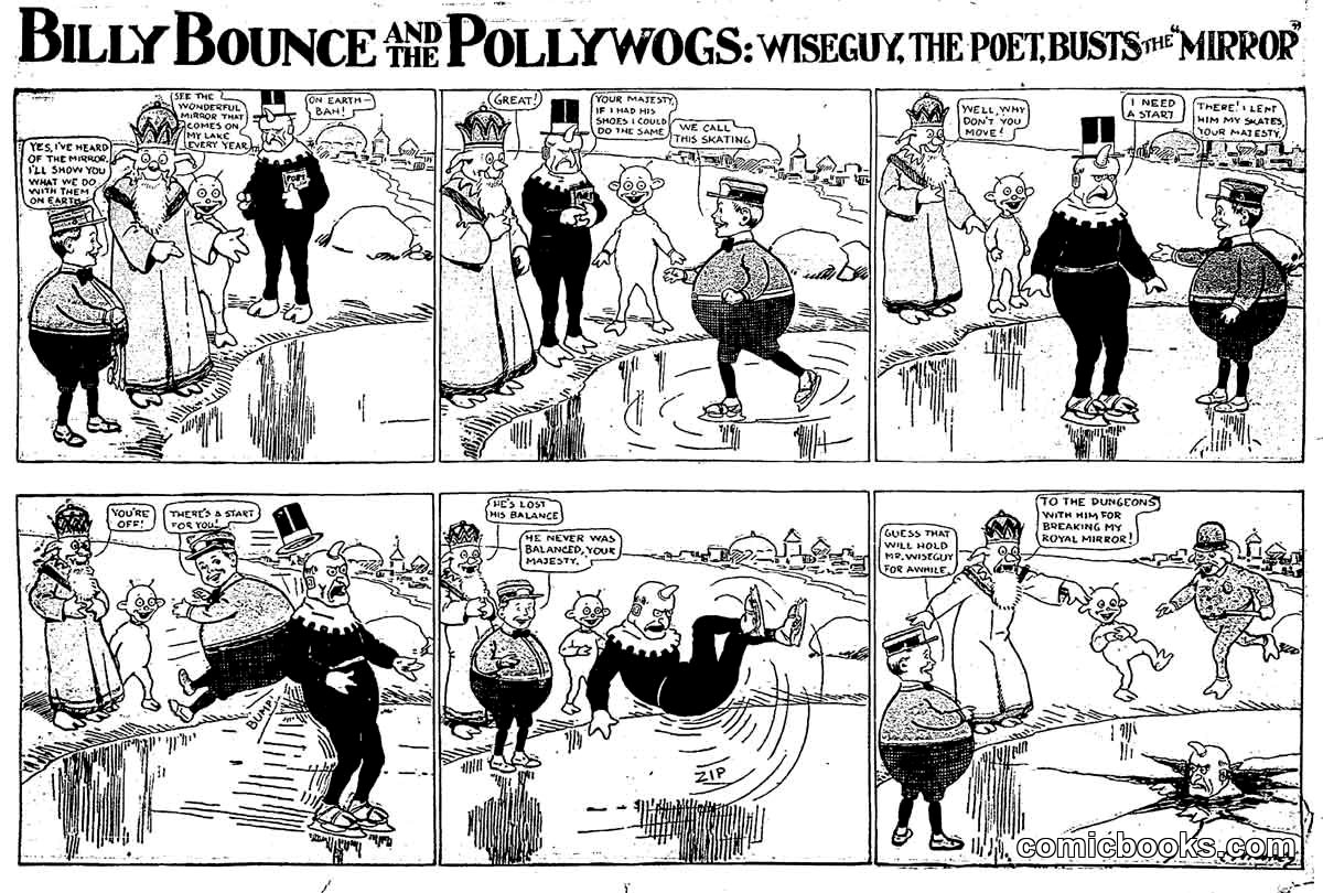 Billy Bounce and Pollywogs: Wiseguy, the Poet, Busts the Mirror