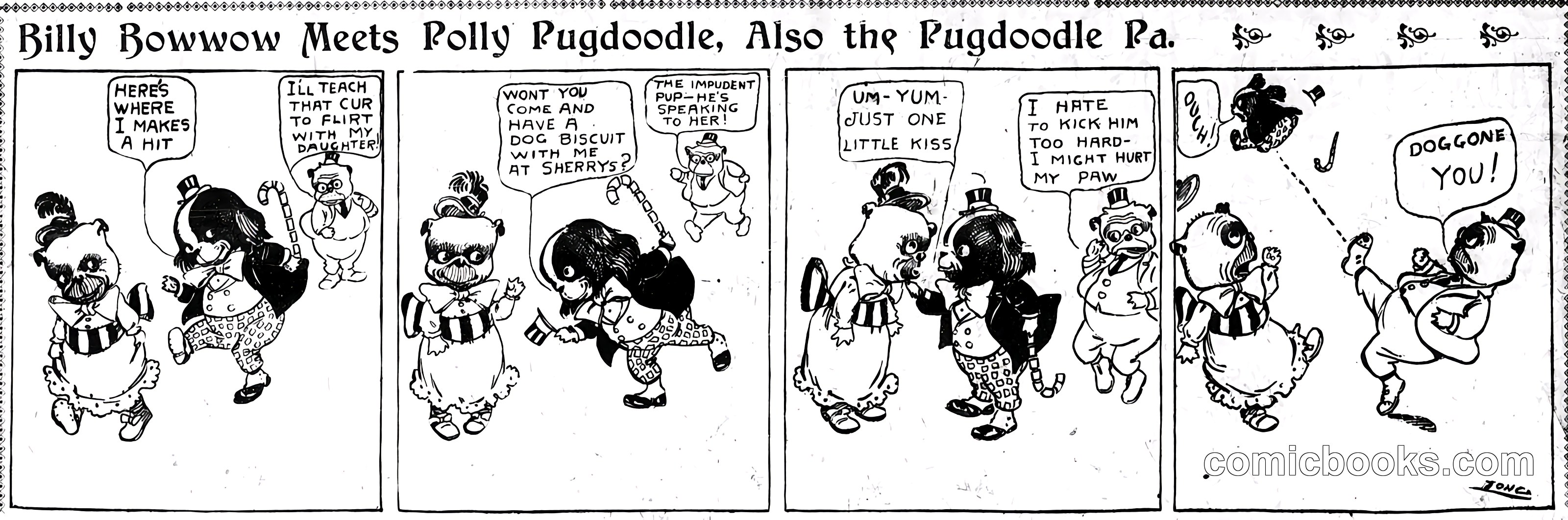 Billy Bowwow Meets Polly Pugdoodle, Also the Pugdoodle Pa.