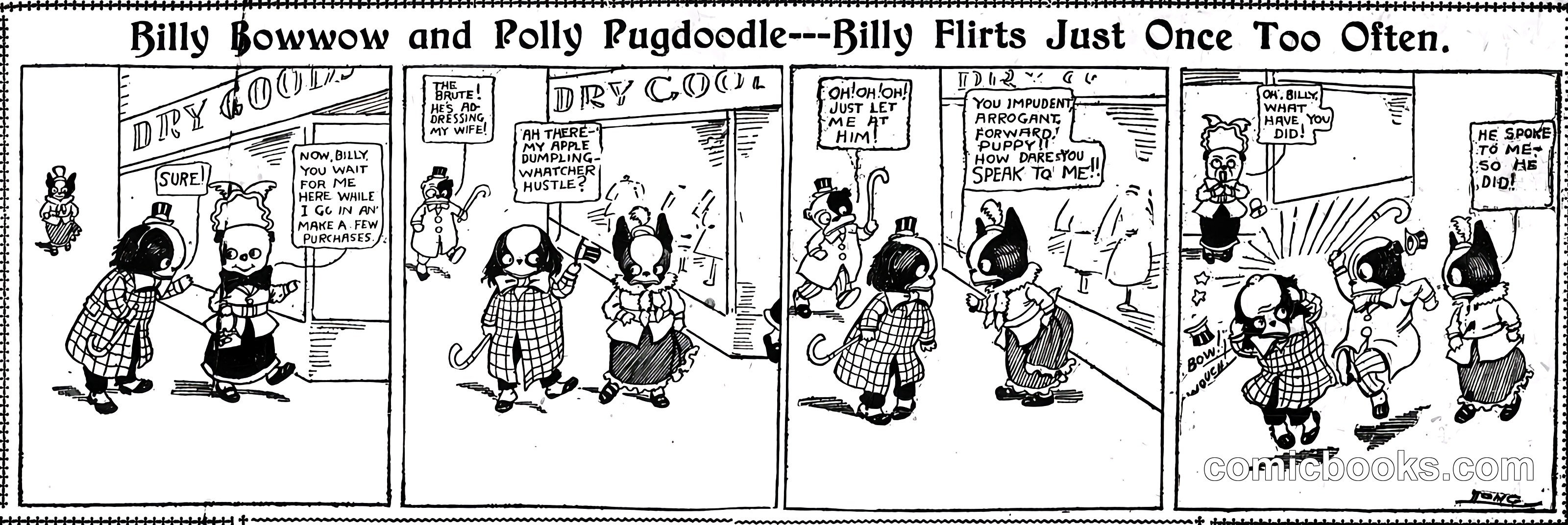 Billy Bowwow and Polly Pugdoodle