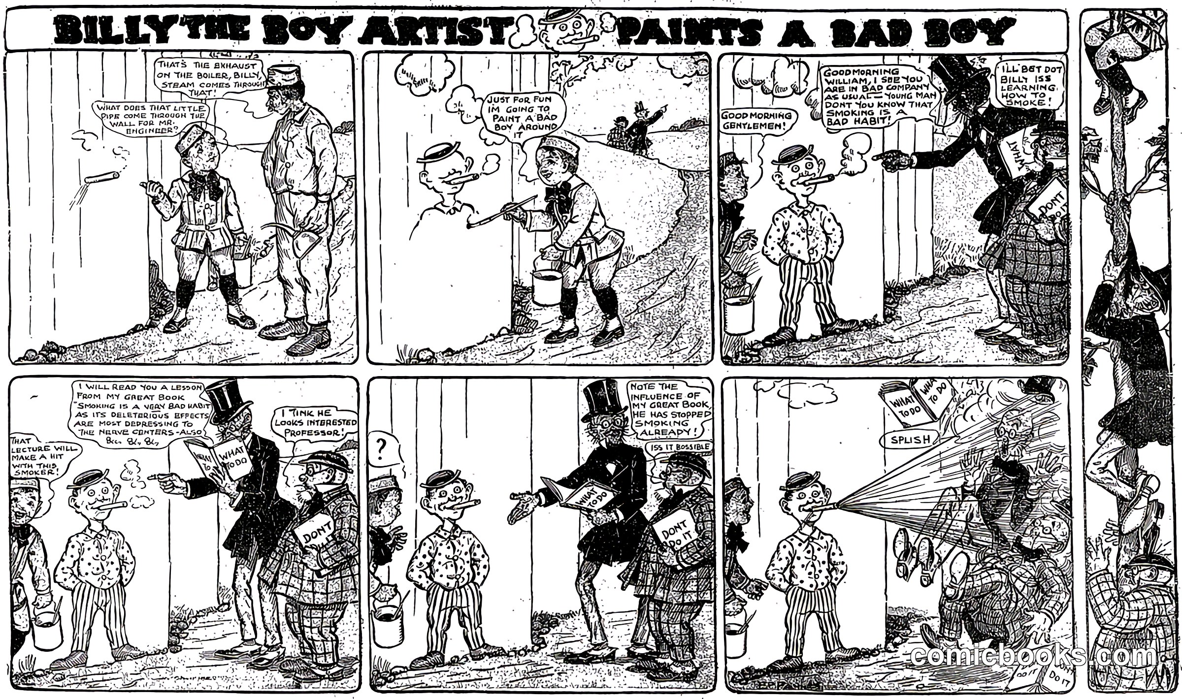 Billy the Boy Artist Paints a Bad Boy