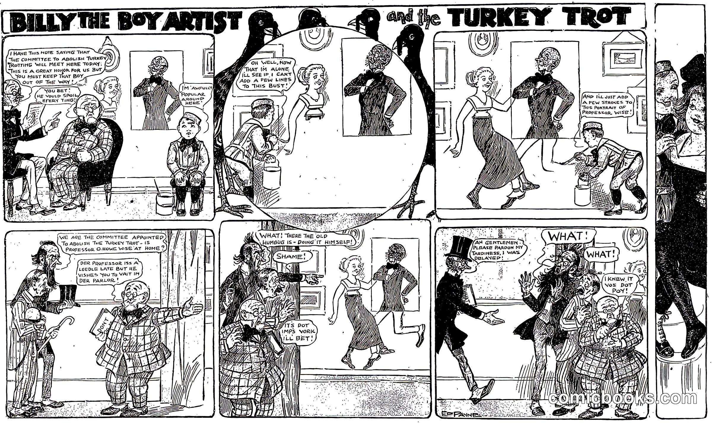 Billy the Boy Artist and the Turkey Trot