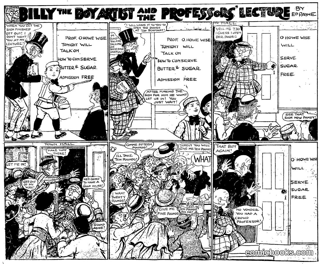 Billy the Boy Artist and the Professors' Lecture