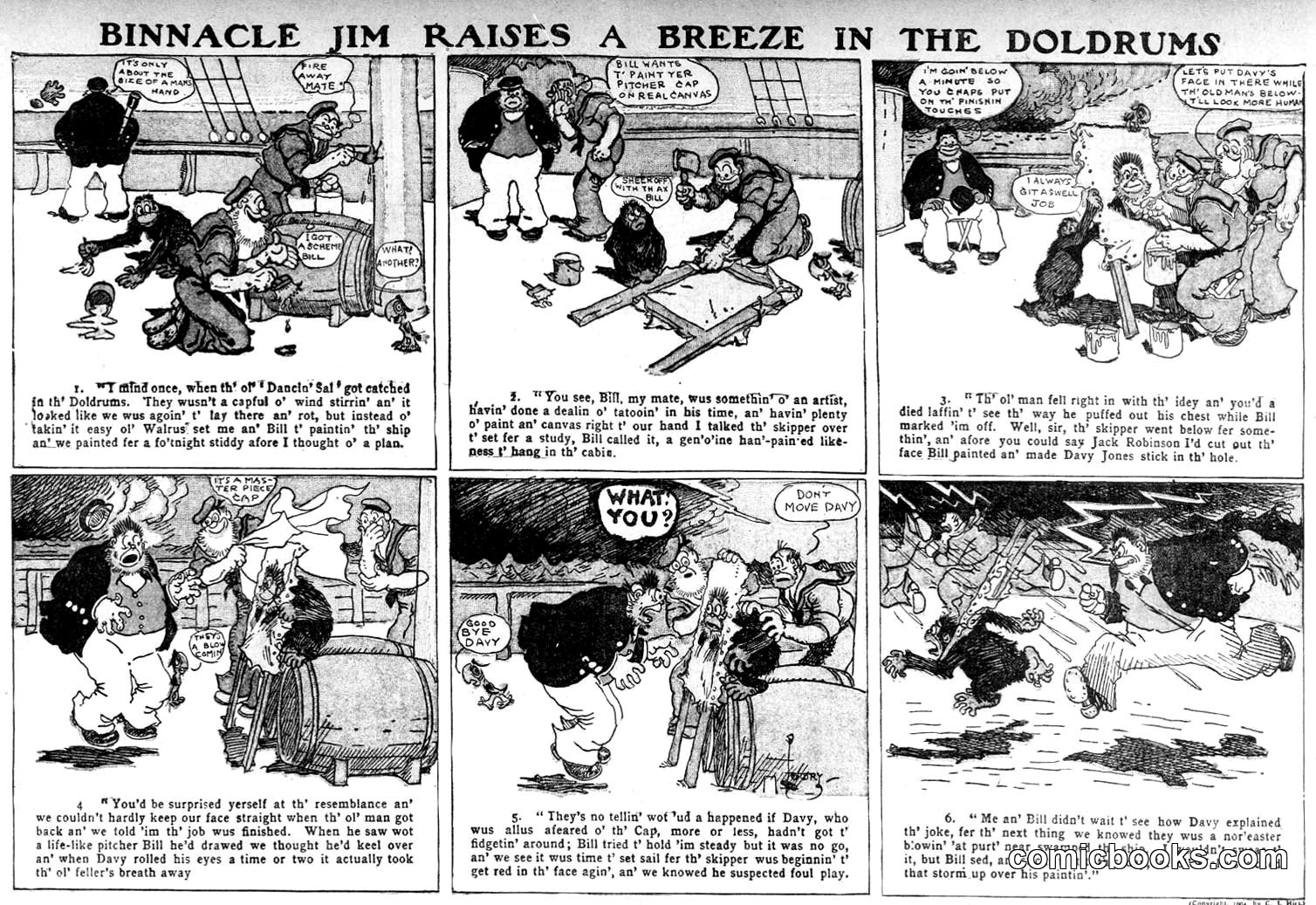 Binnacle Jim Raises a Breeze in the Doldrums