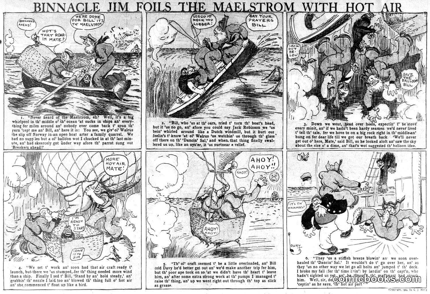 Binnacle Jim Foils the Maelstrom with Hot Air
