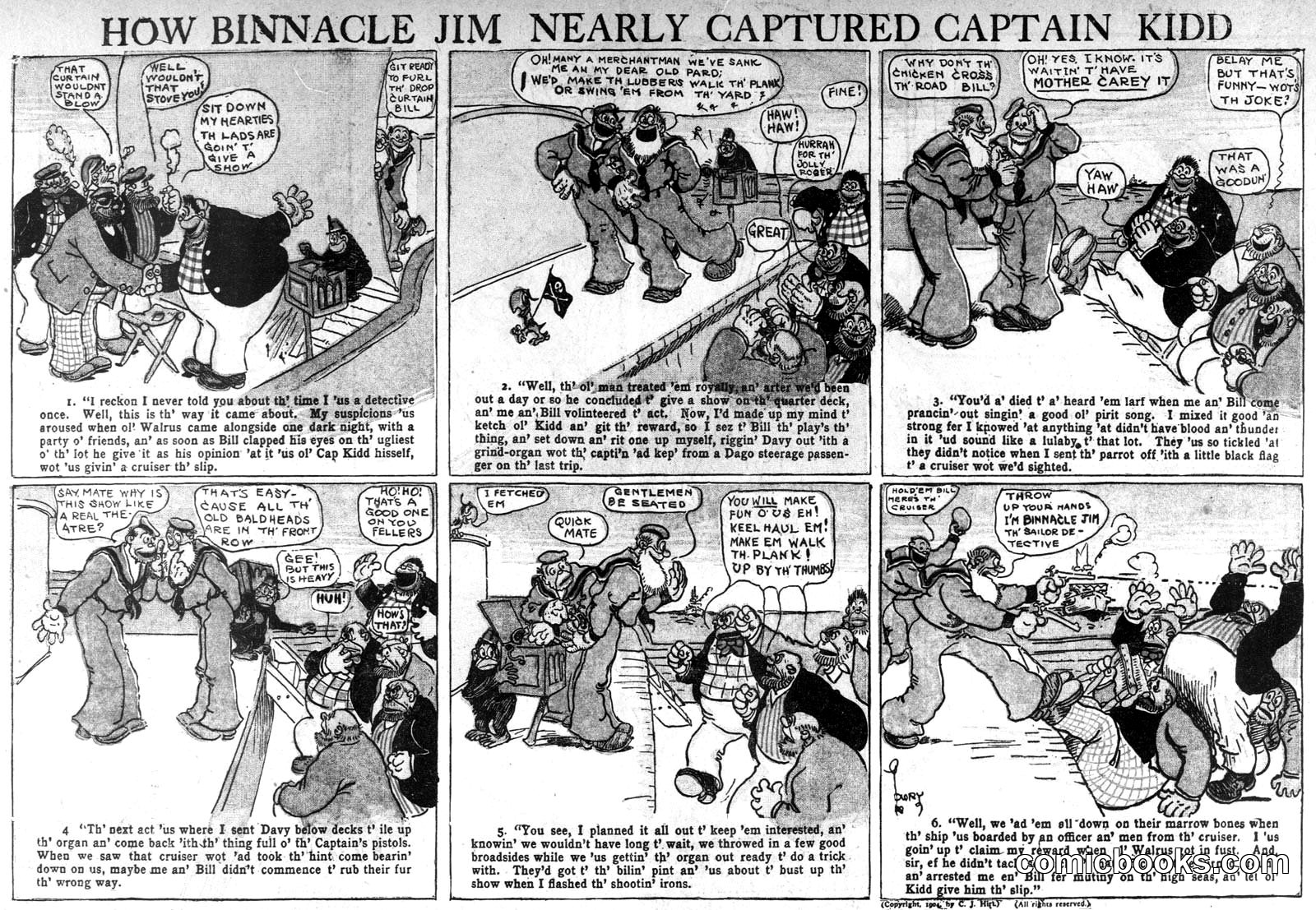 Binnacle Jim: "How Binnacle Jim Nearly Captured Captain Kidd"
