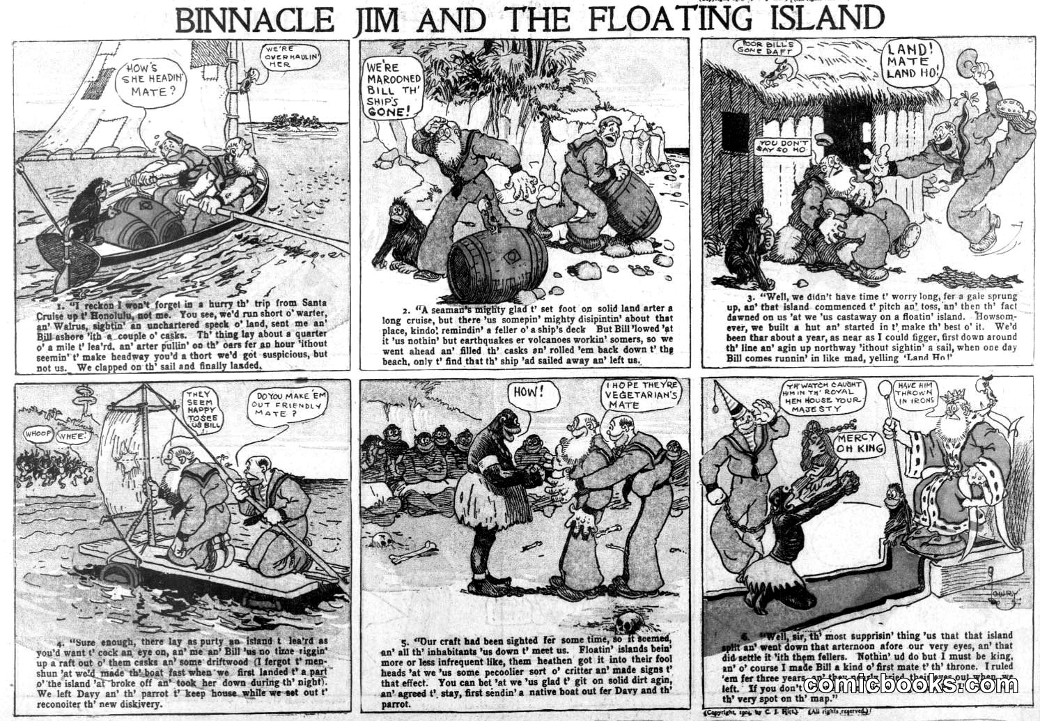 Binnacle Jim and the Floating Island