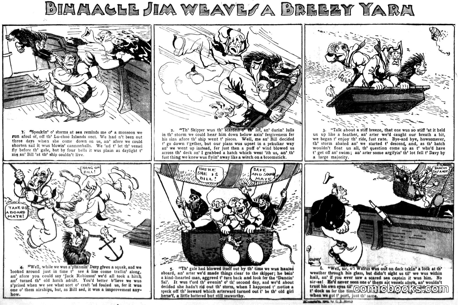 Binnacle Jim Weaves a Breezy Yarn