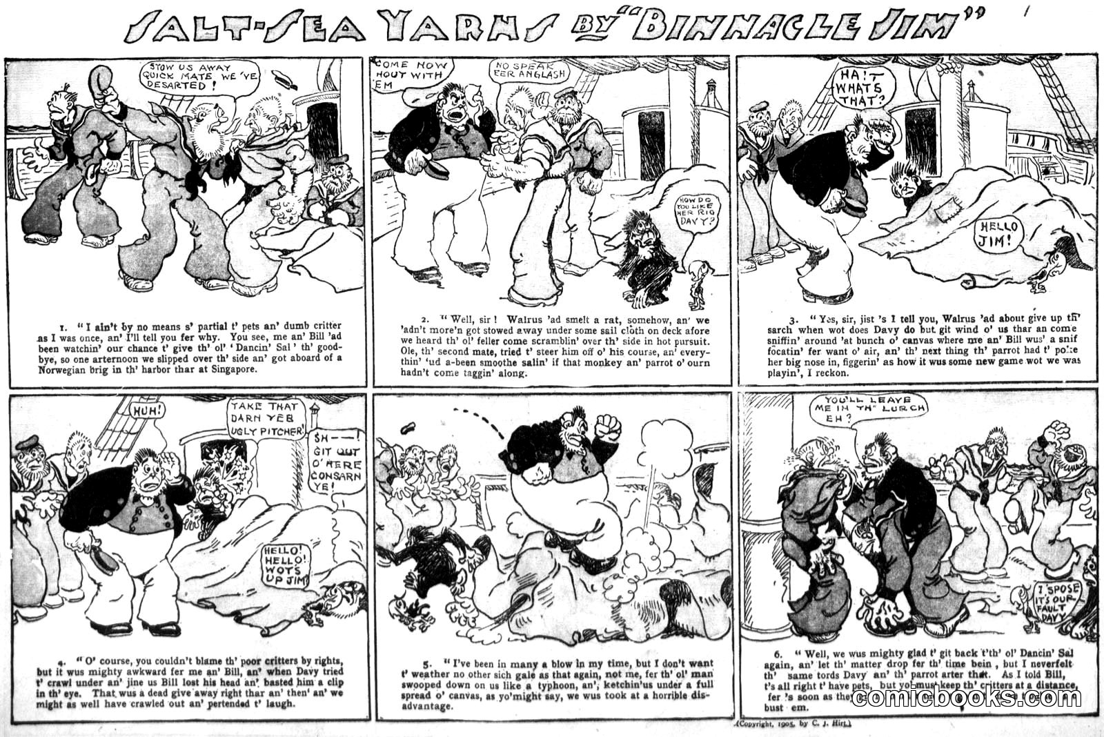 Salt Sea Yarns by Binnacle Jim
