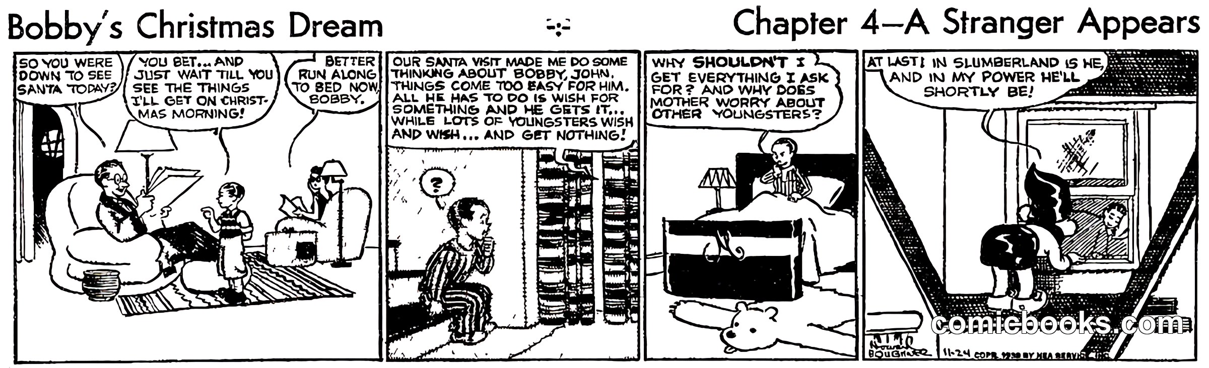 Bobby's Christmas Dream, Chapter 4—A Stranger Appears